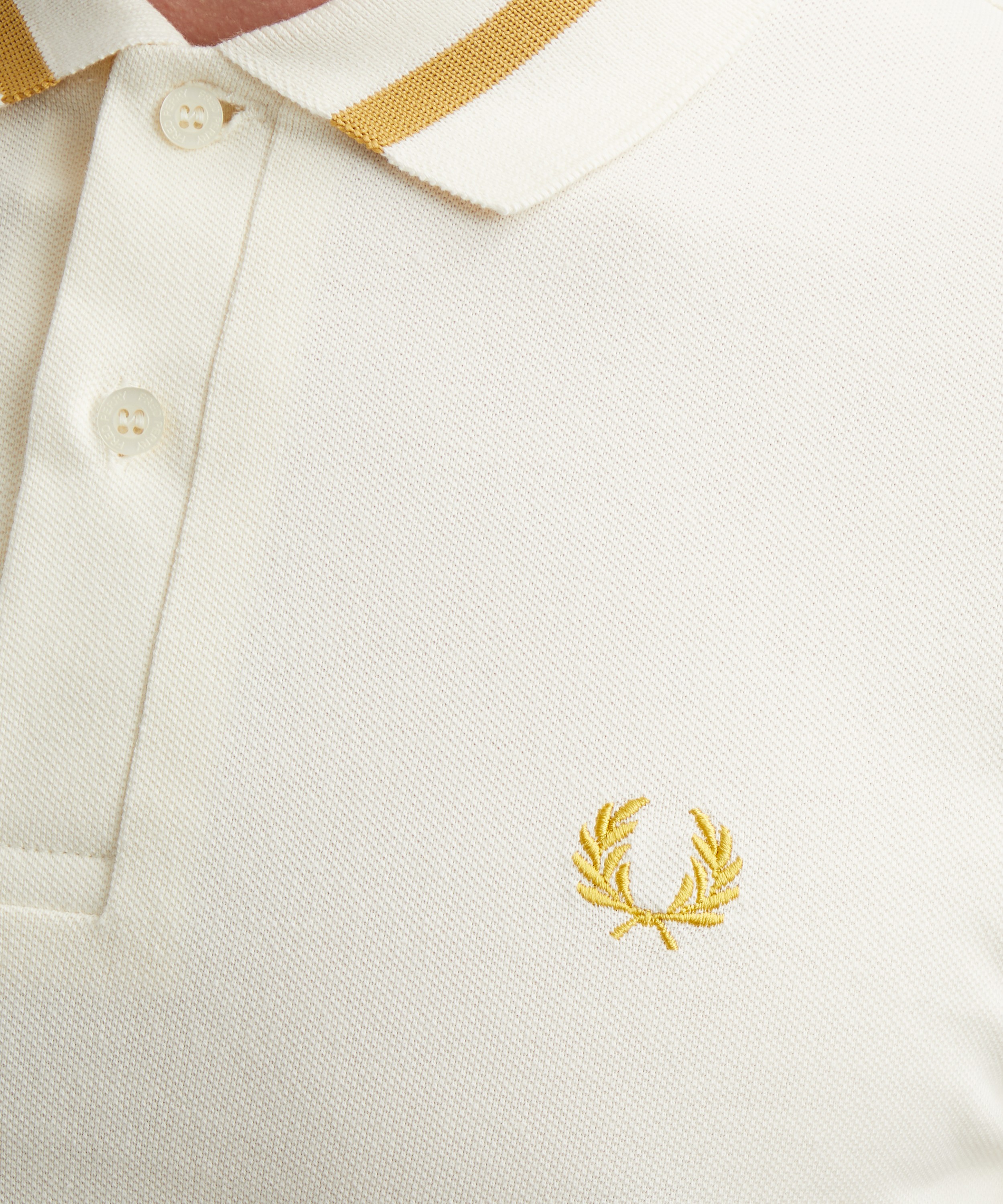 Fred Perry - Logo Embroidered Single Tipped Polo Shirt image number 4