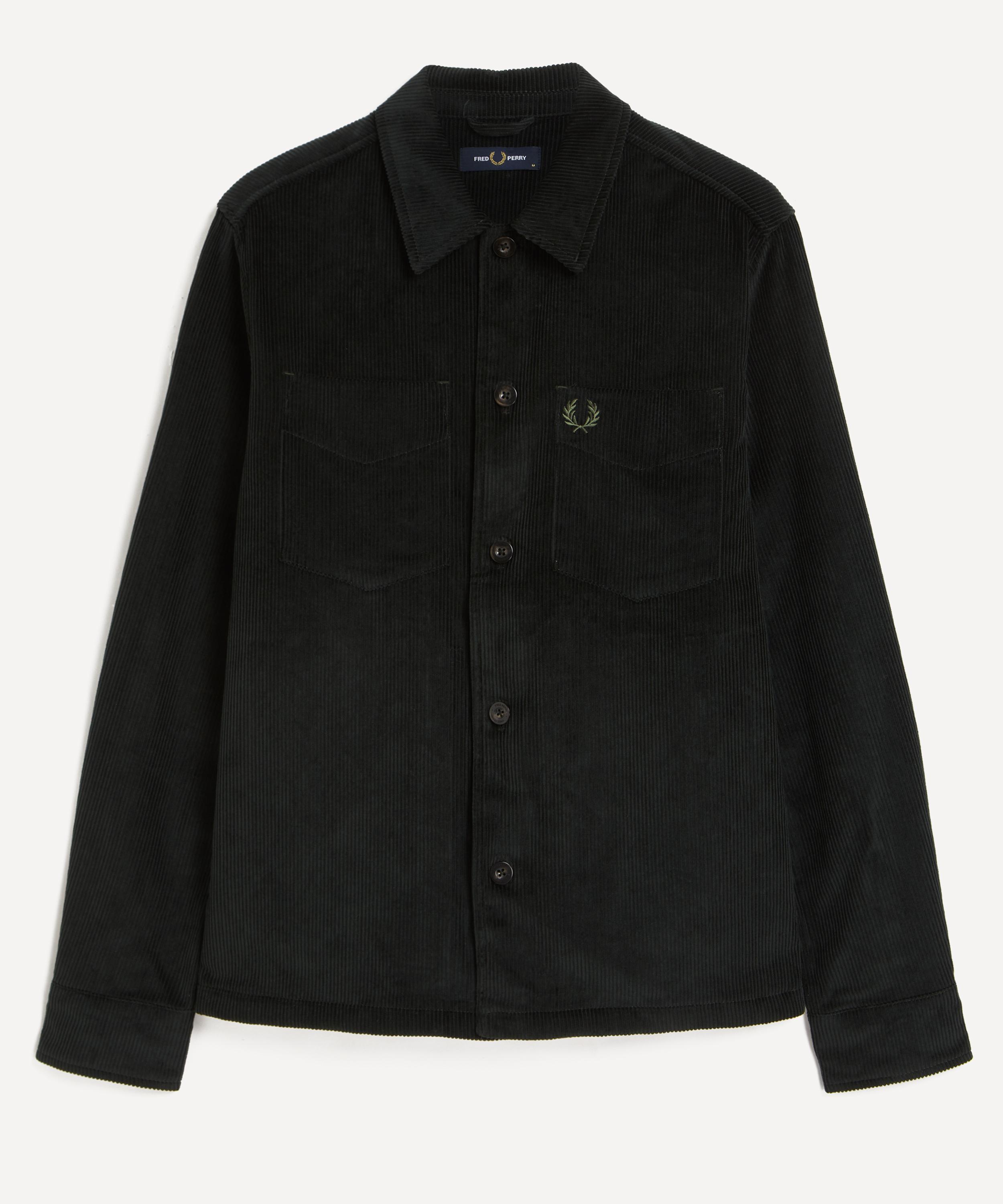 Fred Perry - Logo Embroidered Corduroy Overshirt image number 0