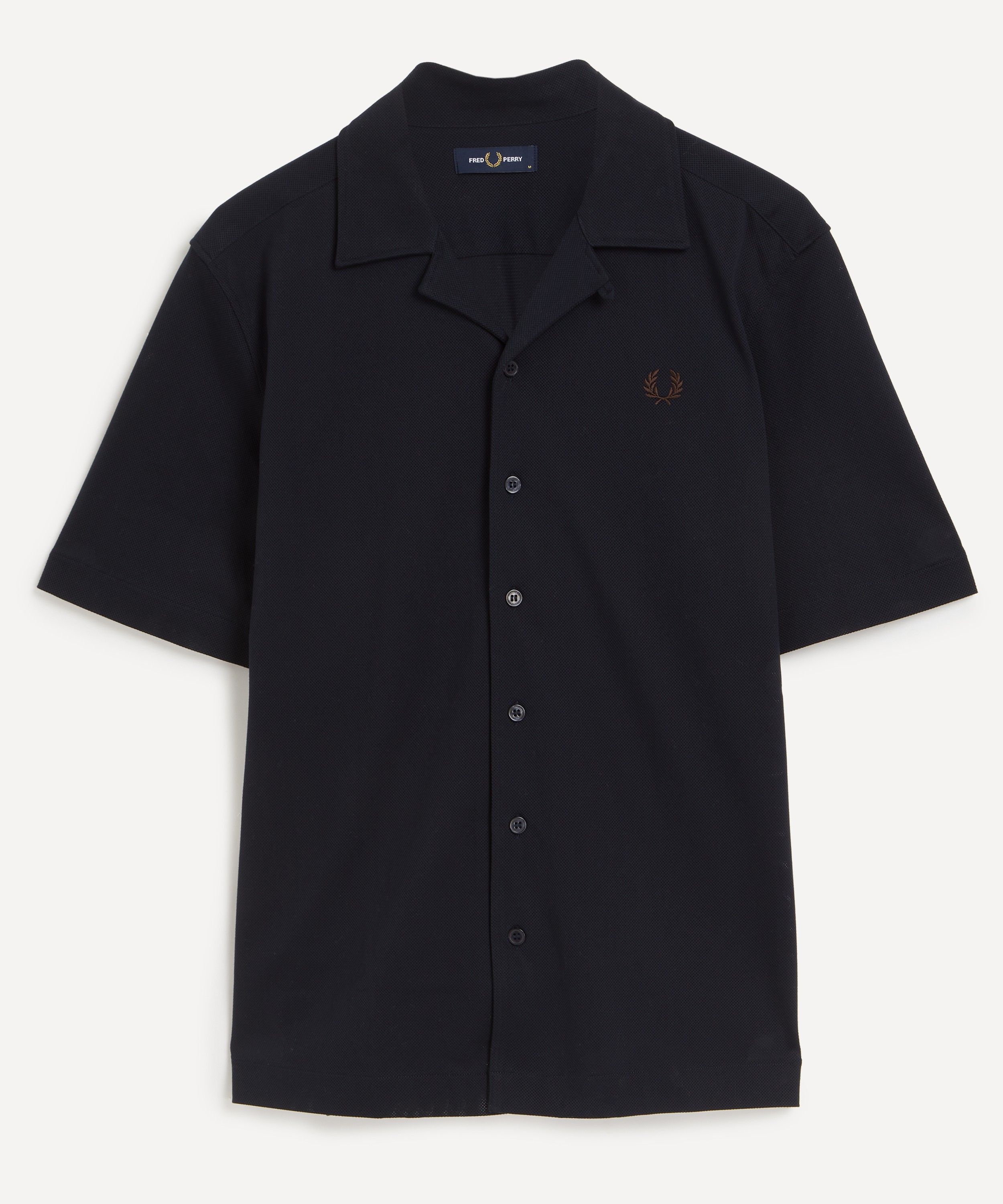 Fred Perry - Logo Embroidered Short-Sleeve Shirt image number 0