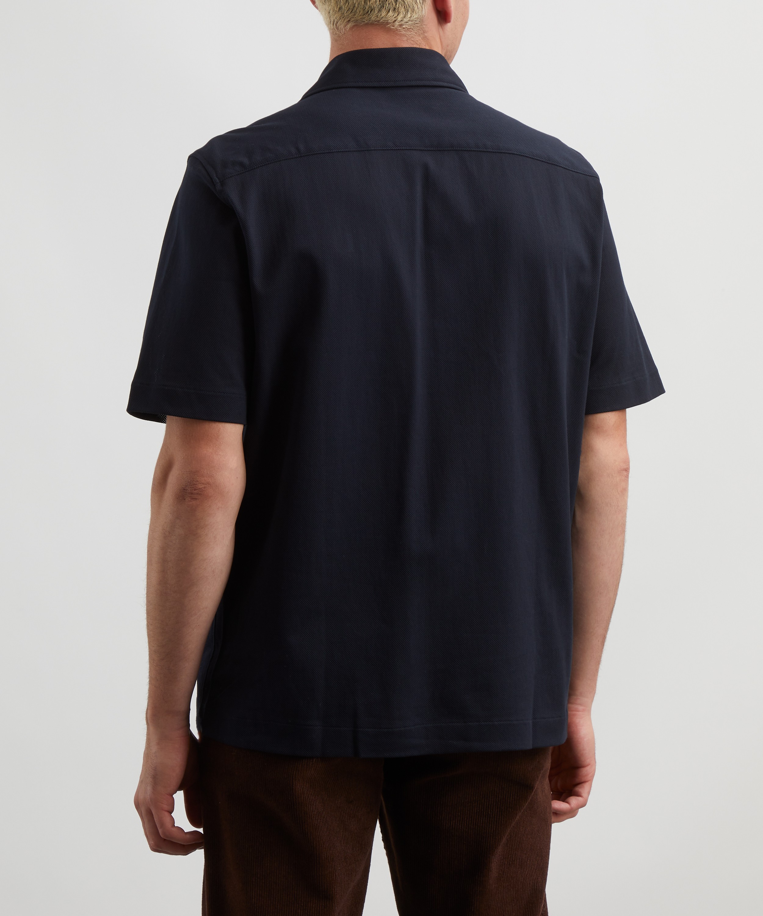 Fred Perry - Logo Embroidered Short-Sleeve Shirt image number 3