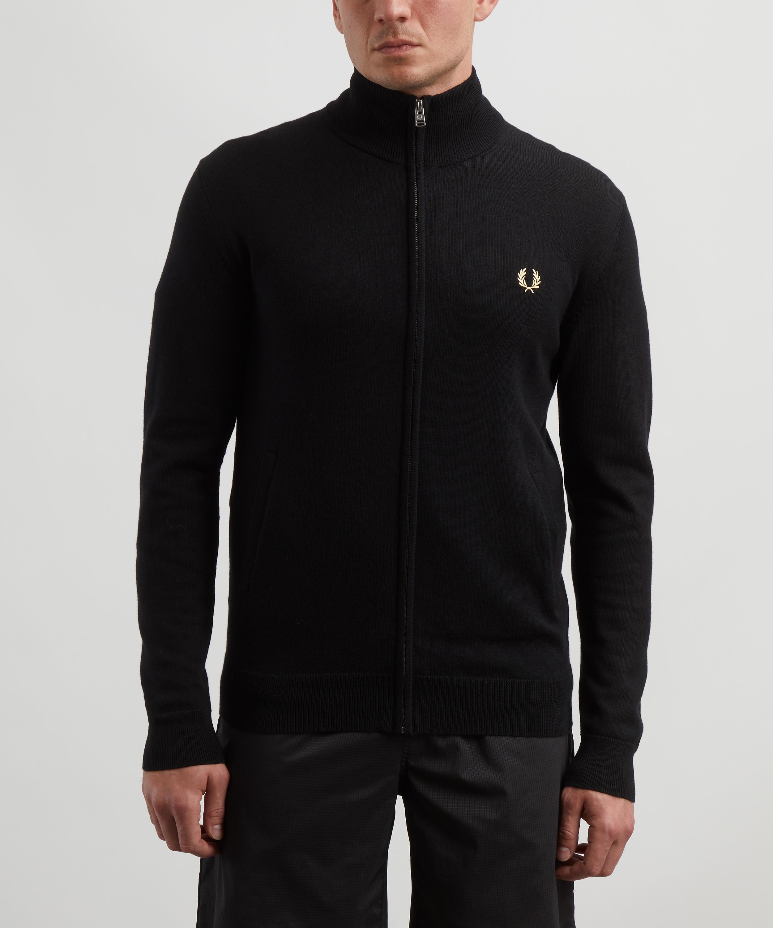 Fred Perry - Logo Embroidered Zip-Up Cardigan image number 2