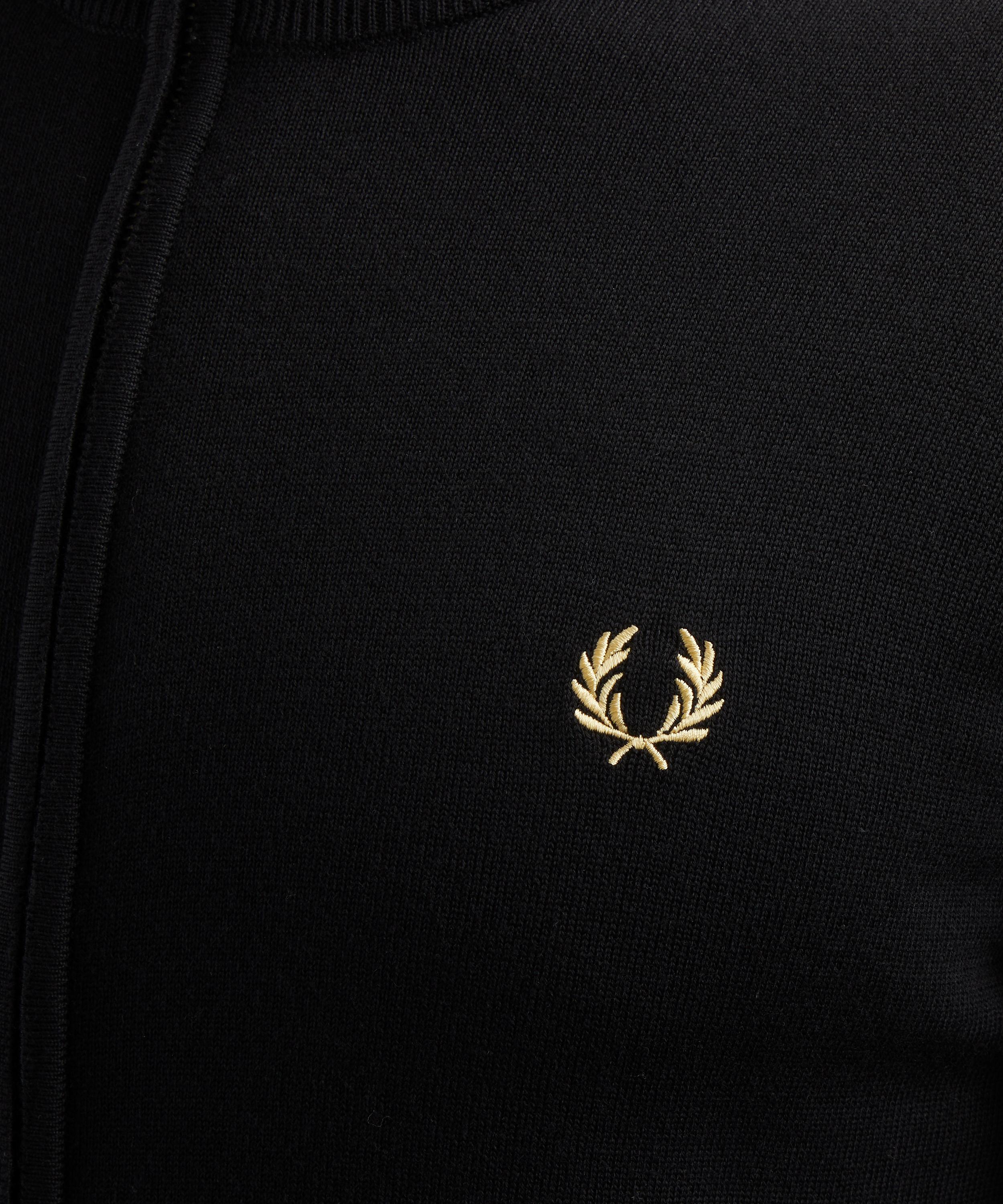 Fred Perry - Logo Embroidered Zip-Up Cardigan image number 4