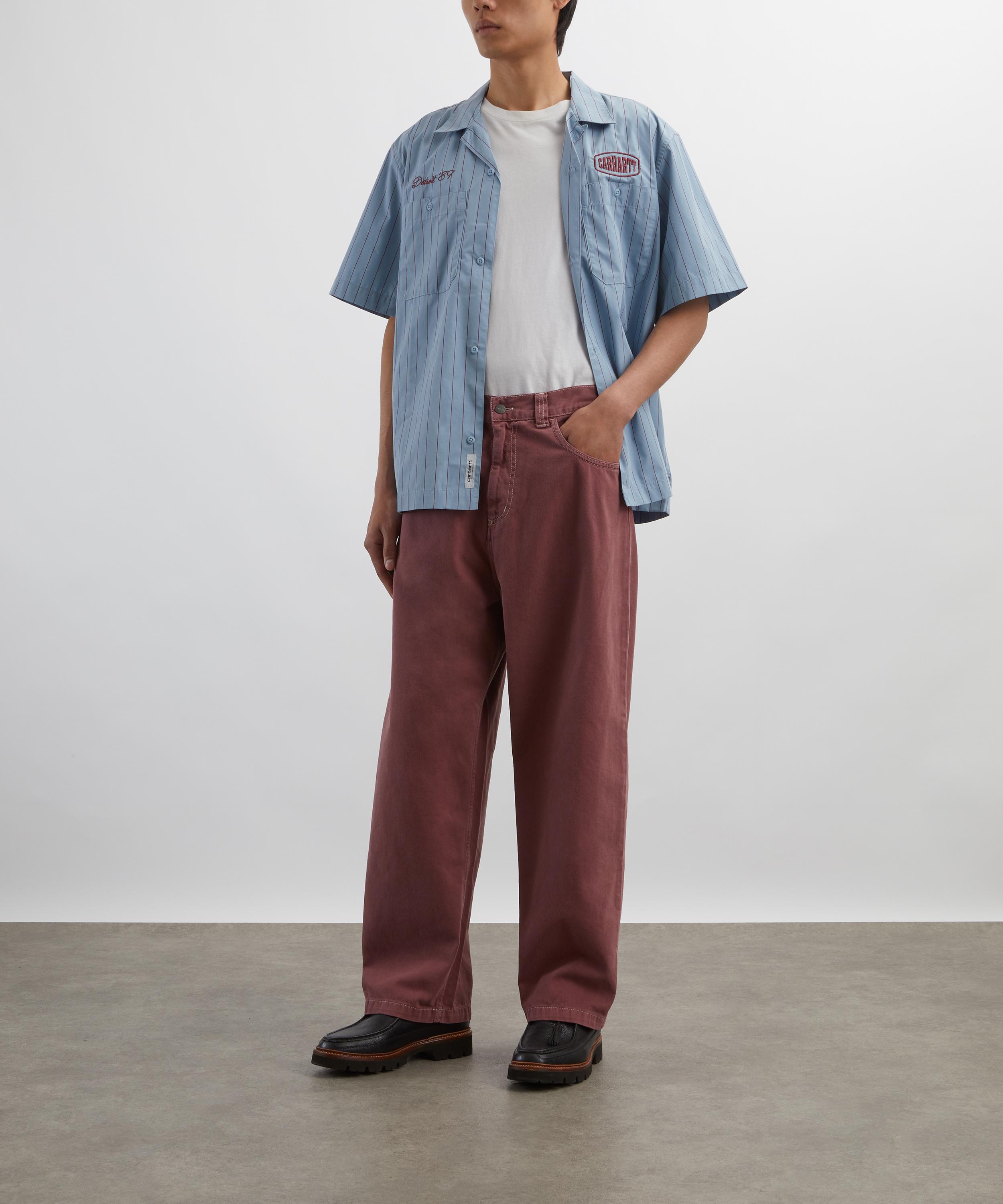 Carhartt WIP - Brandon Park Dusty Pink Trousers image number 1