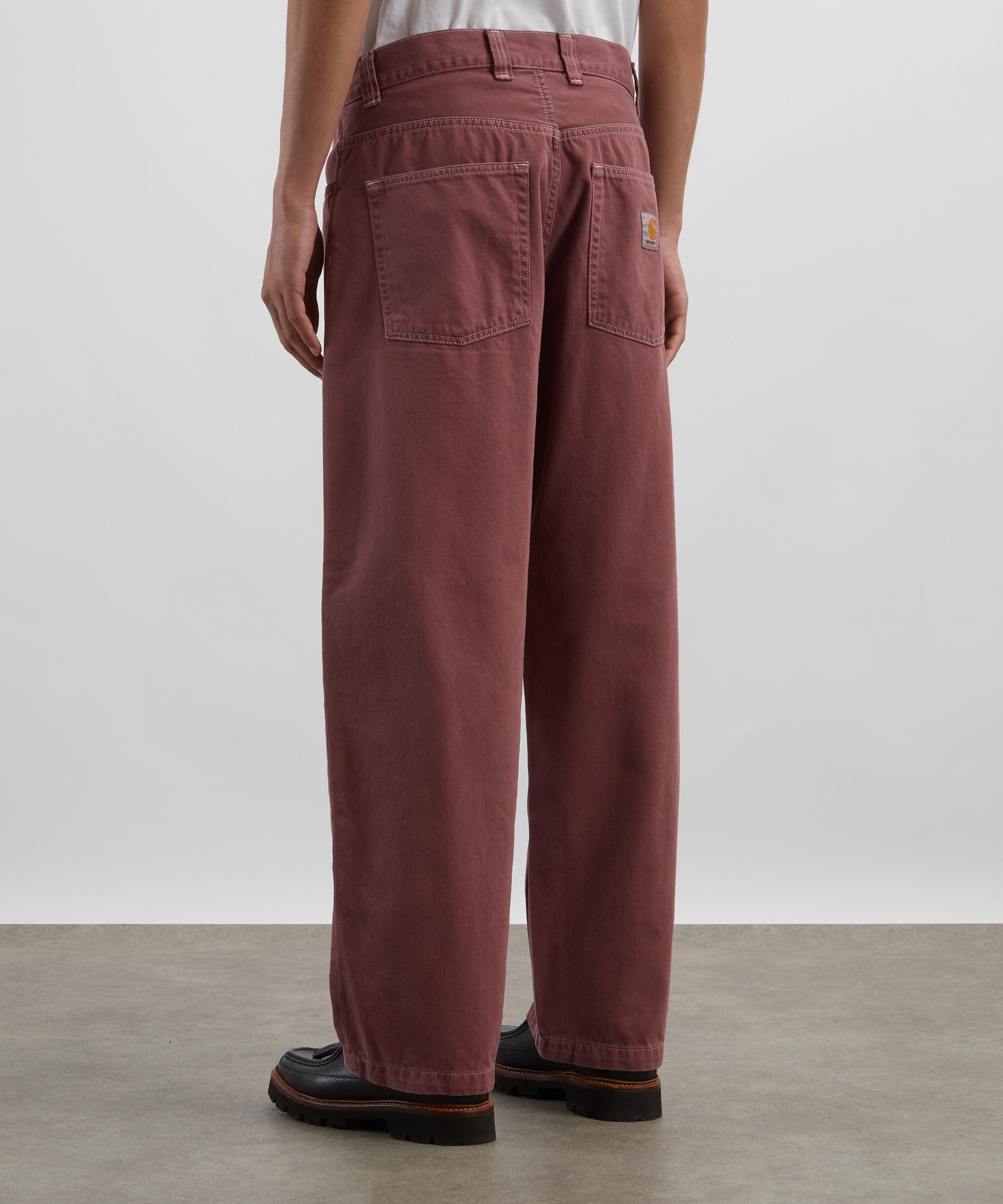 Carhartt WIP - Brandon Park Dusty Pink Trousers image number 3