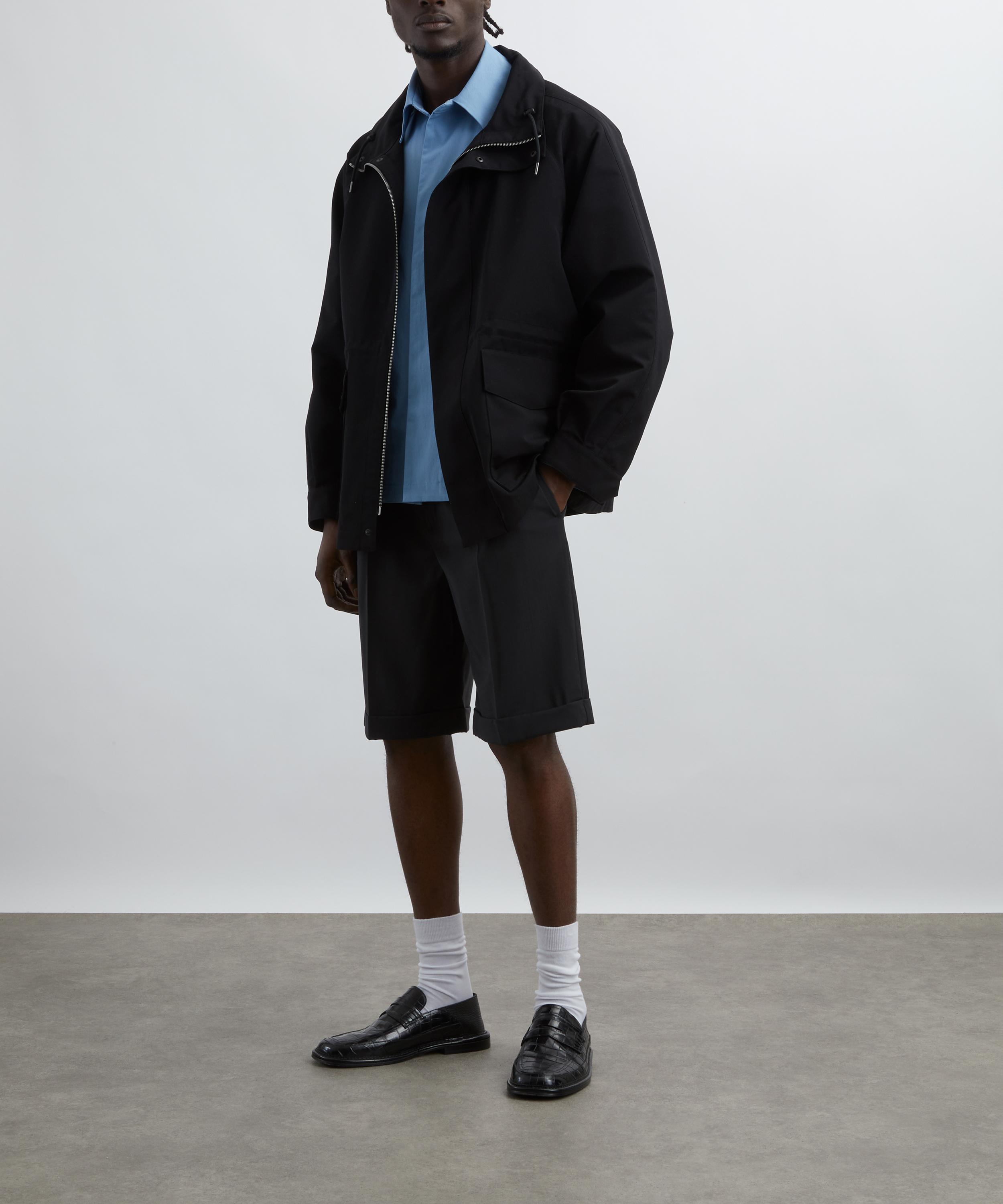 Auralee Wool Max Canvas High Neck Zip Jacket | Liberty