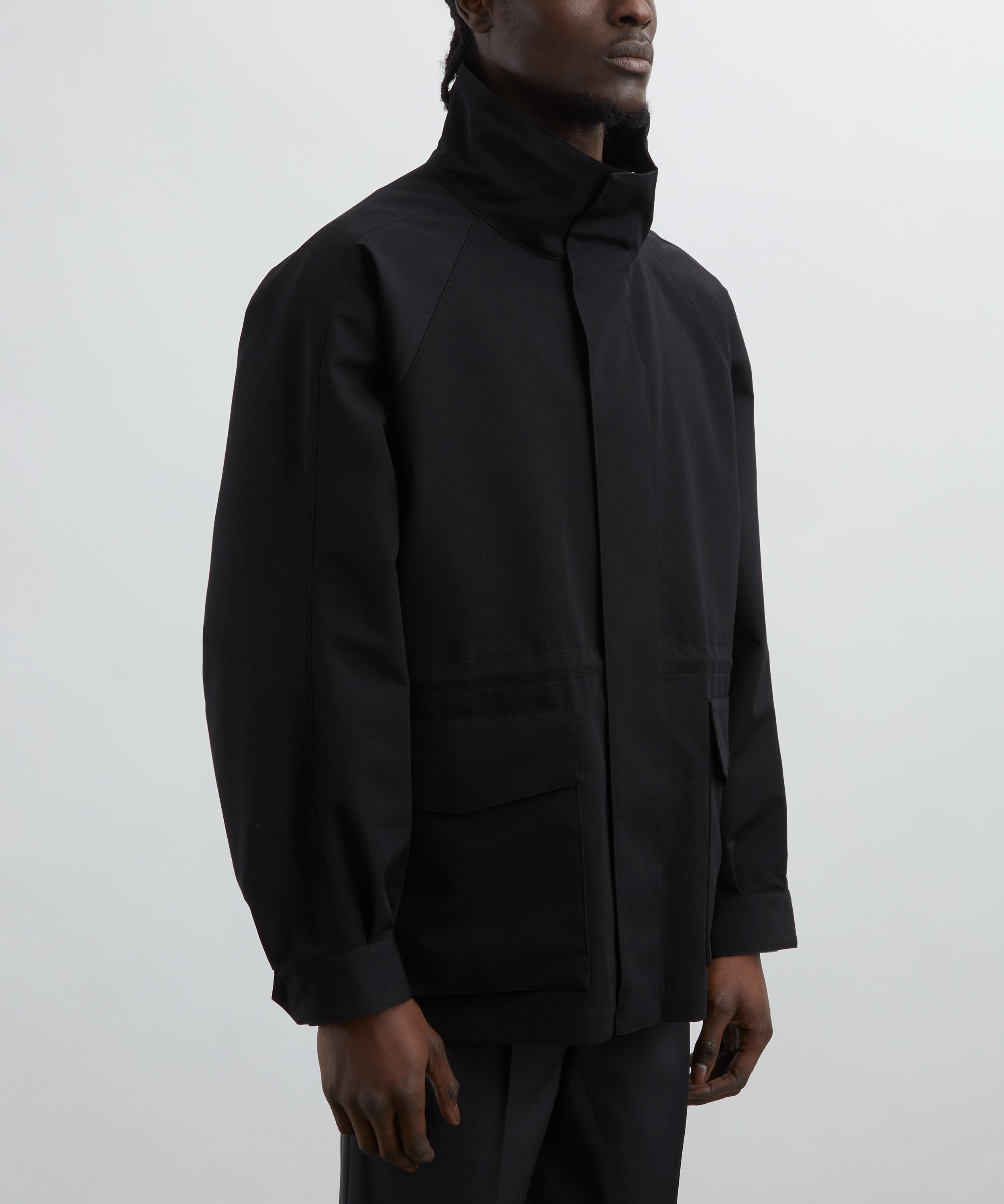 Namu Shop - Auralee Wool Max Canvas High Neck Zip Blouson