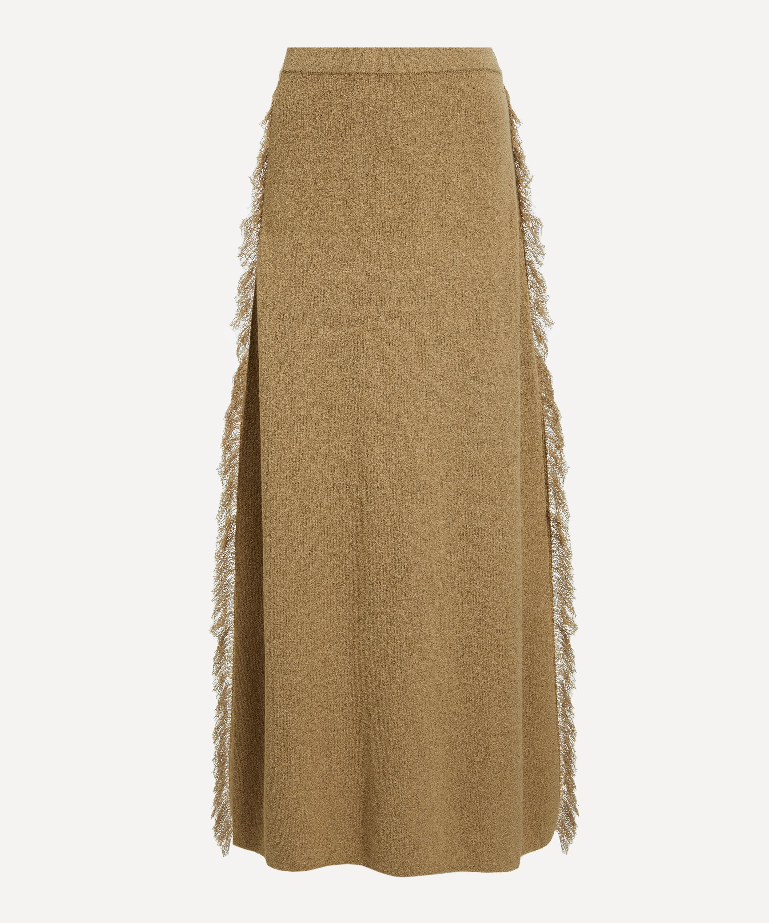 Clea - Albi Fringe Knit Skirt