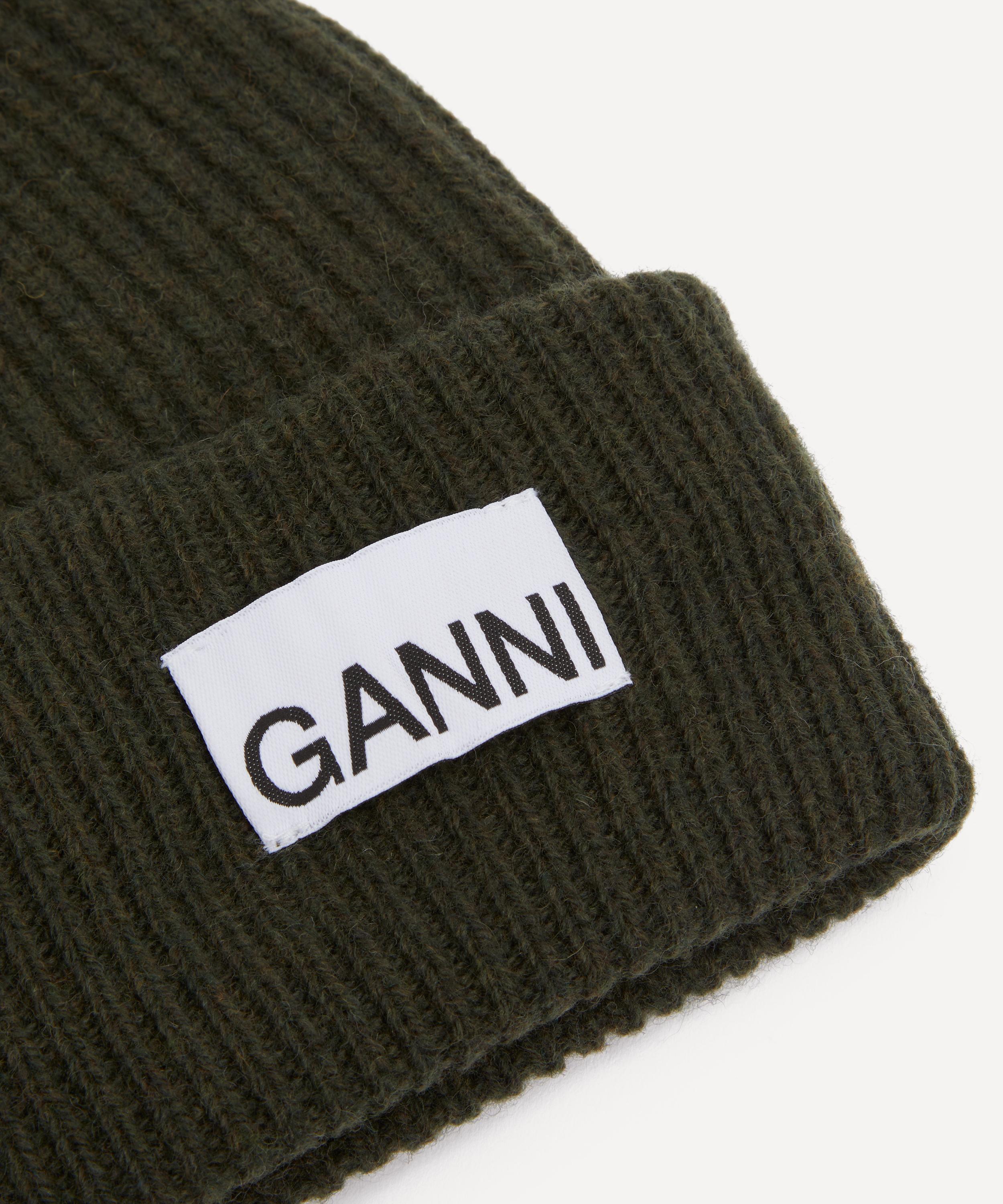 Ganni - Ribbed Wool Beanie image number 2