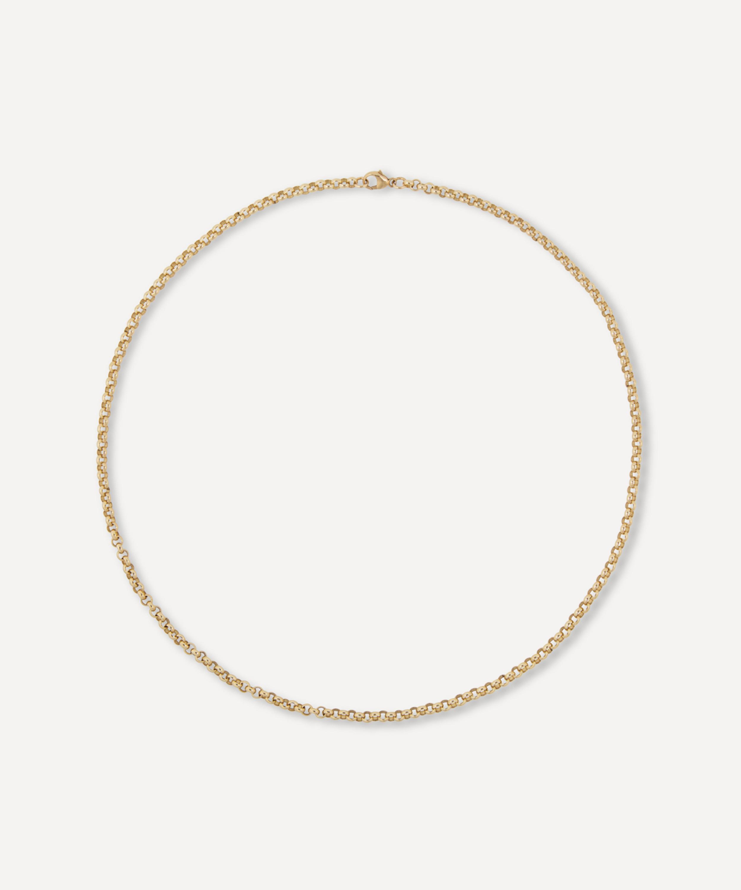 Lucy Delius - 14ct Gold Heavy Belcher Chain Necklace image number 0