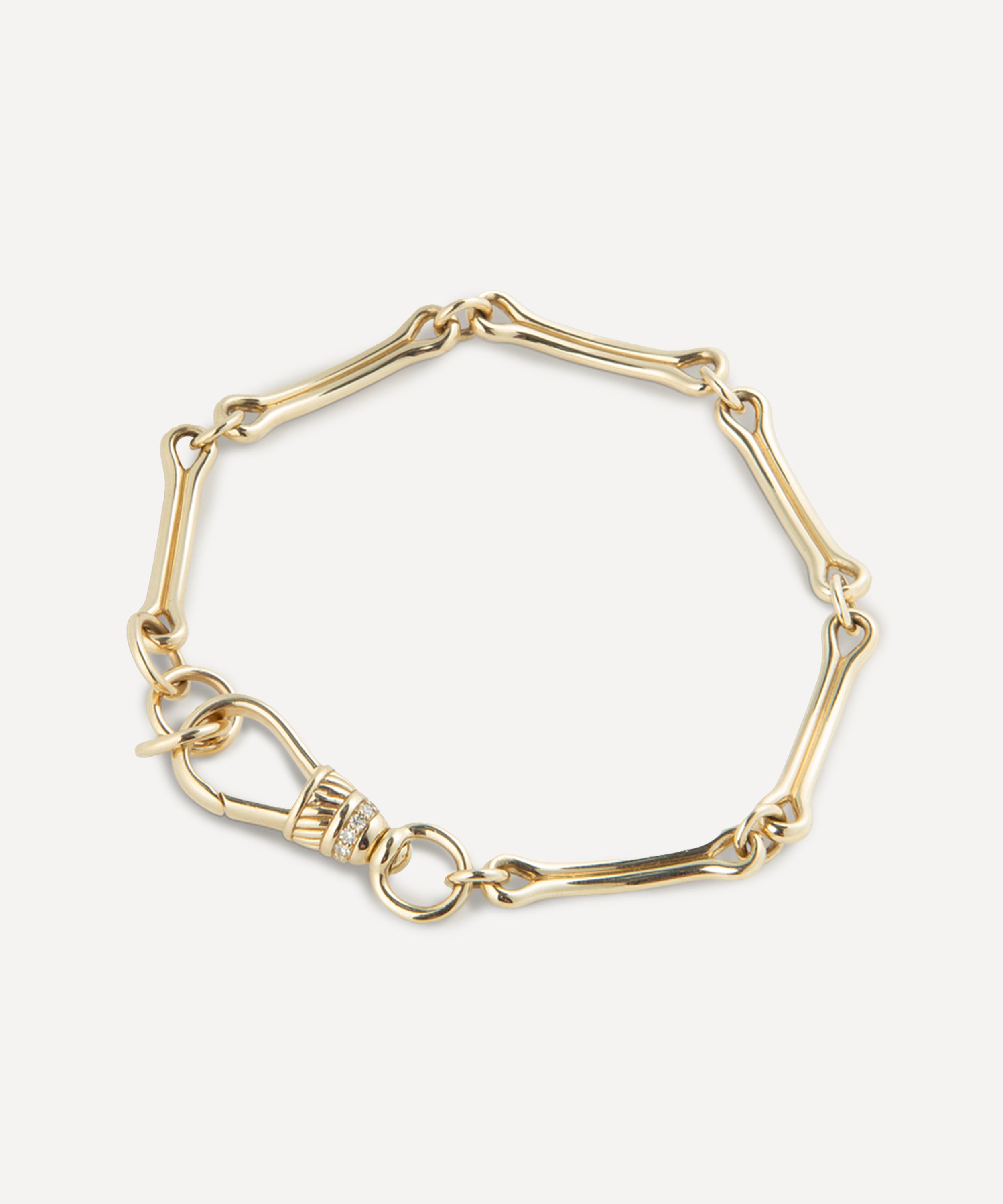 Lucy Delius - 14ct Gold Show Your Bones Bracelet image number 0