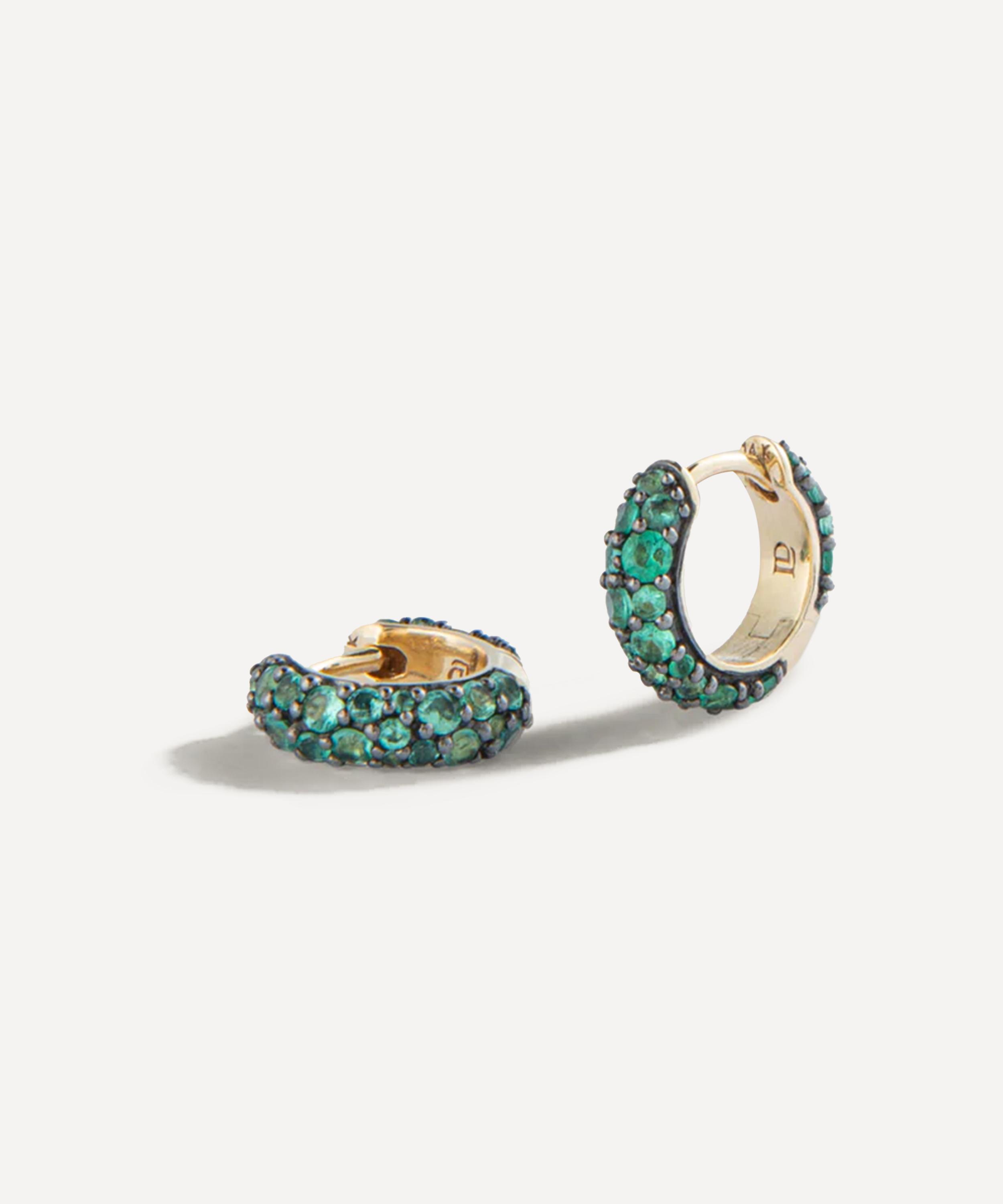 Lucy Delius Jewellery - 14ct Gold Baby Chubby Love Hoop Earrings