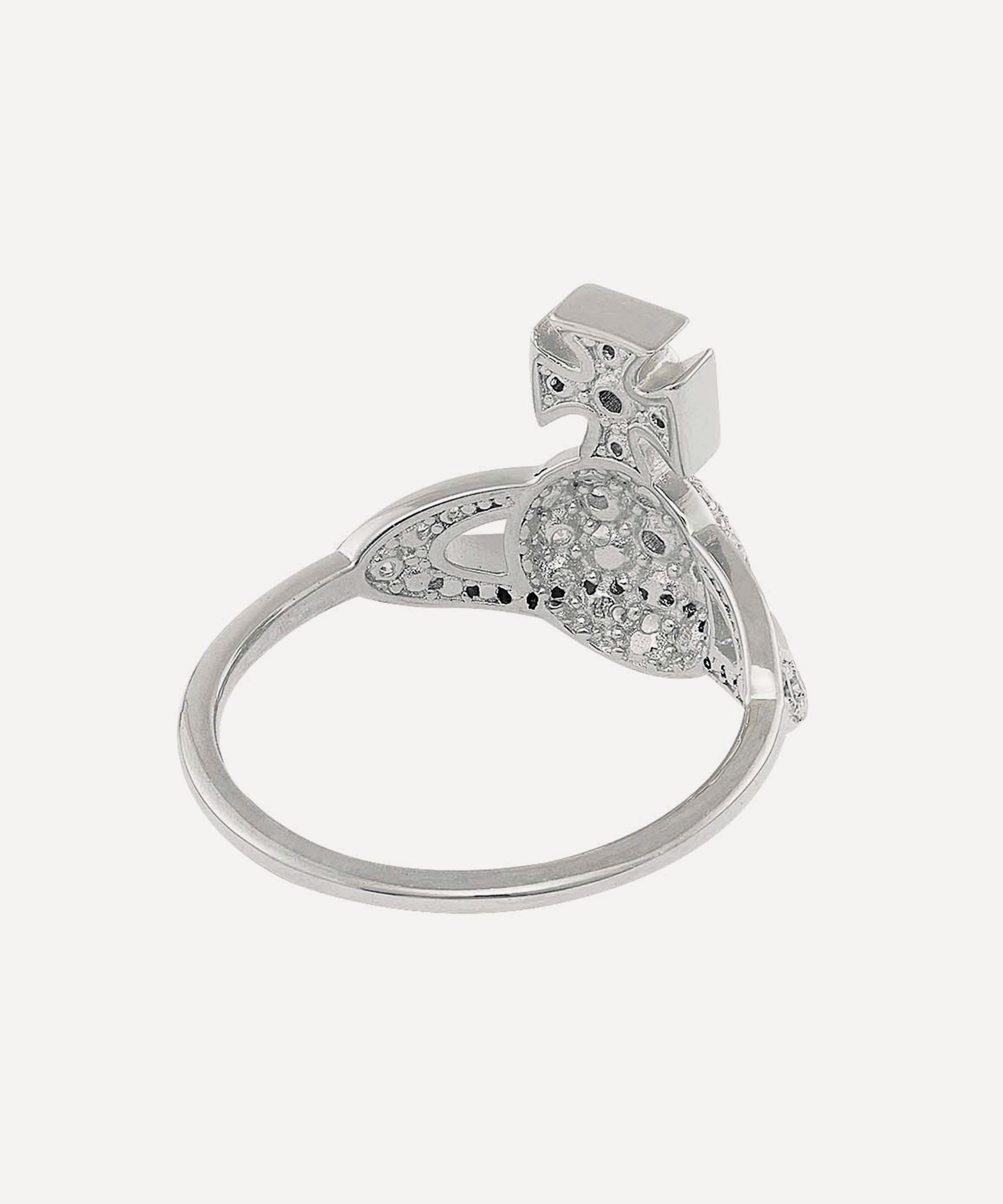 Vivienne Westwood - Silver-Tone Little Orb Ring image number 1