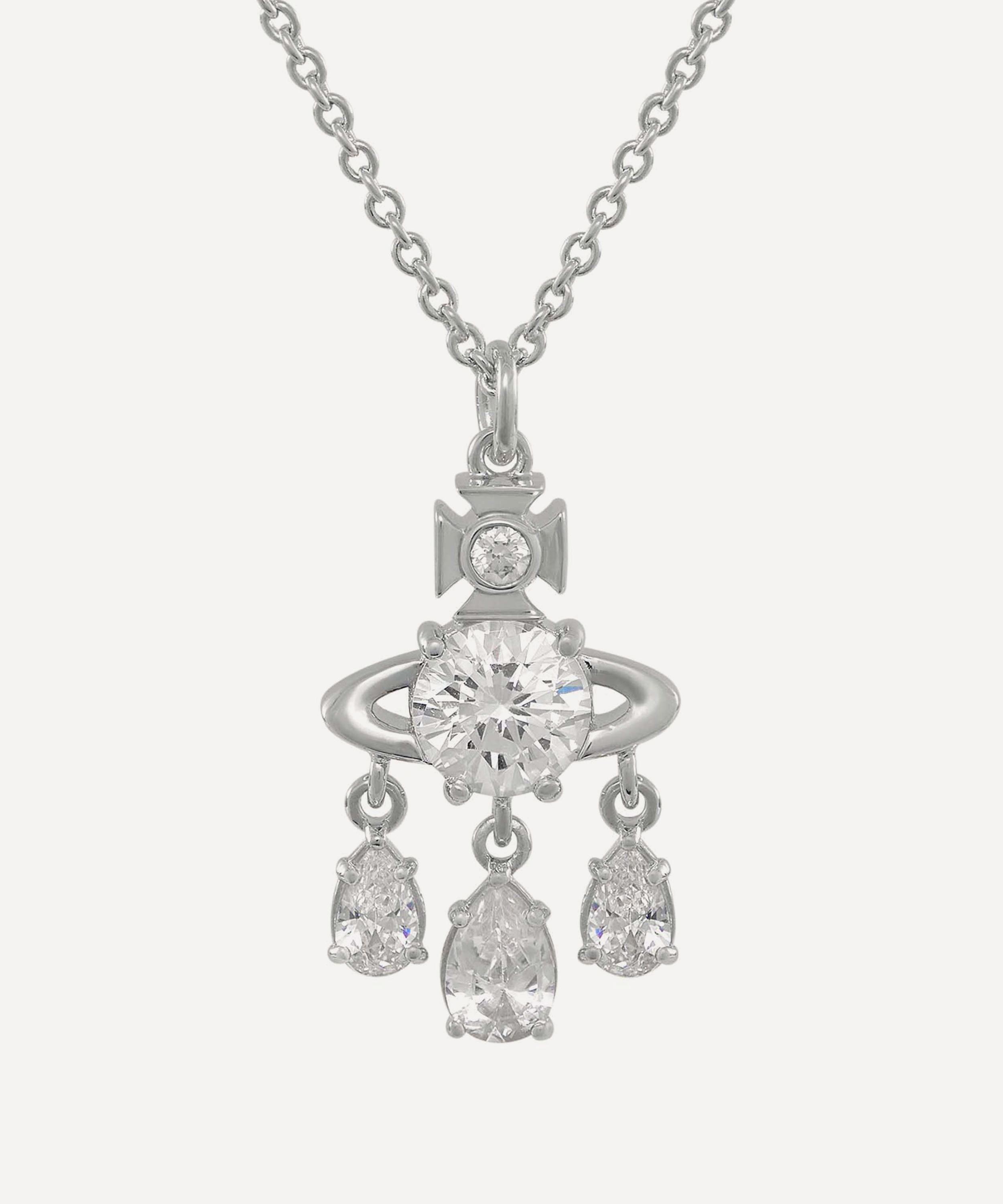 Vivienne Westwood - Silver-Tone Joaquina Pendant Necklace image number 
