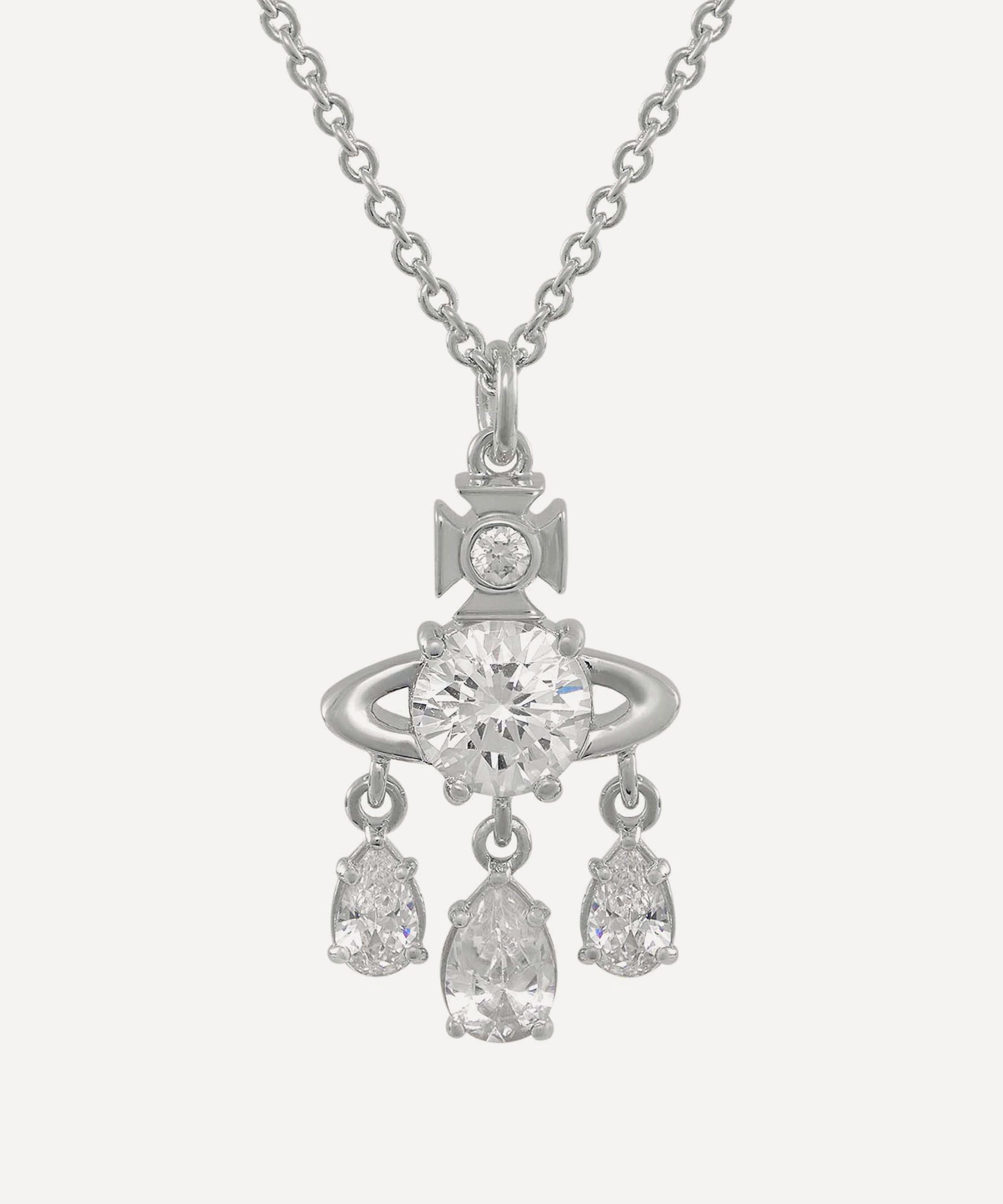 Vivienne Westwood - Silver-Tone Joaquina Pendant Necklace image number 0