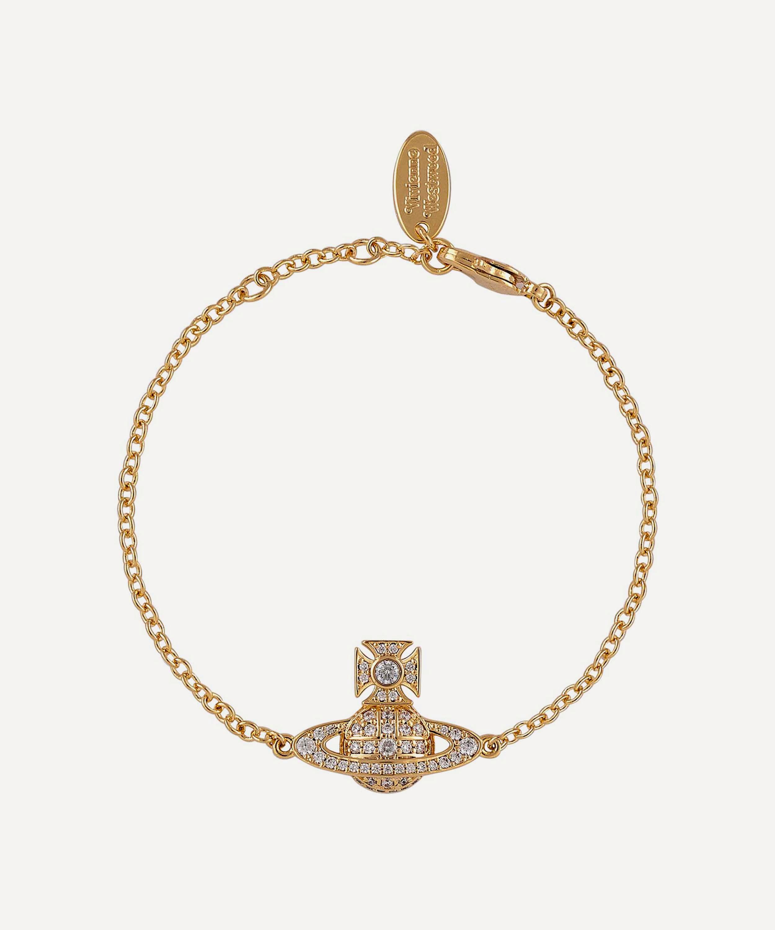 Vivienne Westwood - Gold-Tone Carmela Bas Relief Bracelet image number 