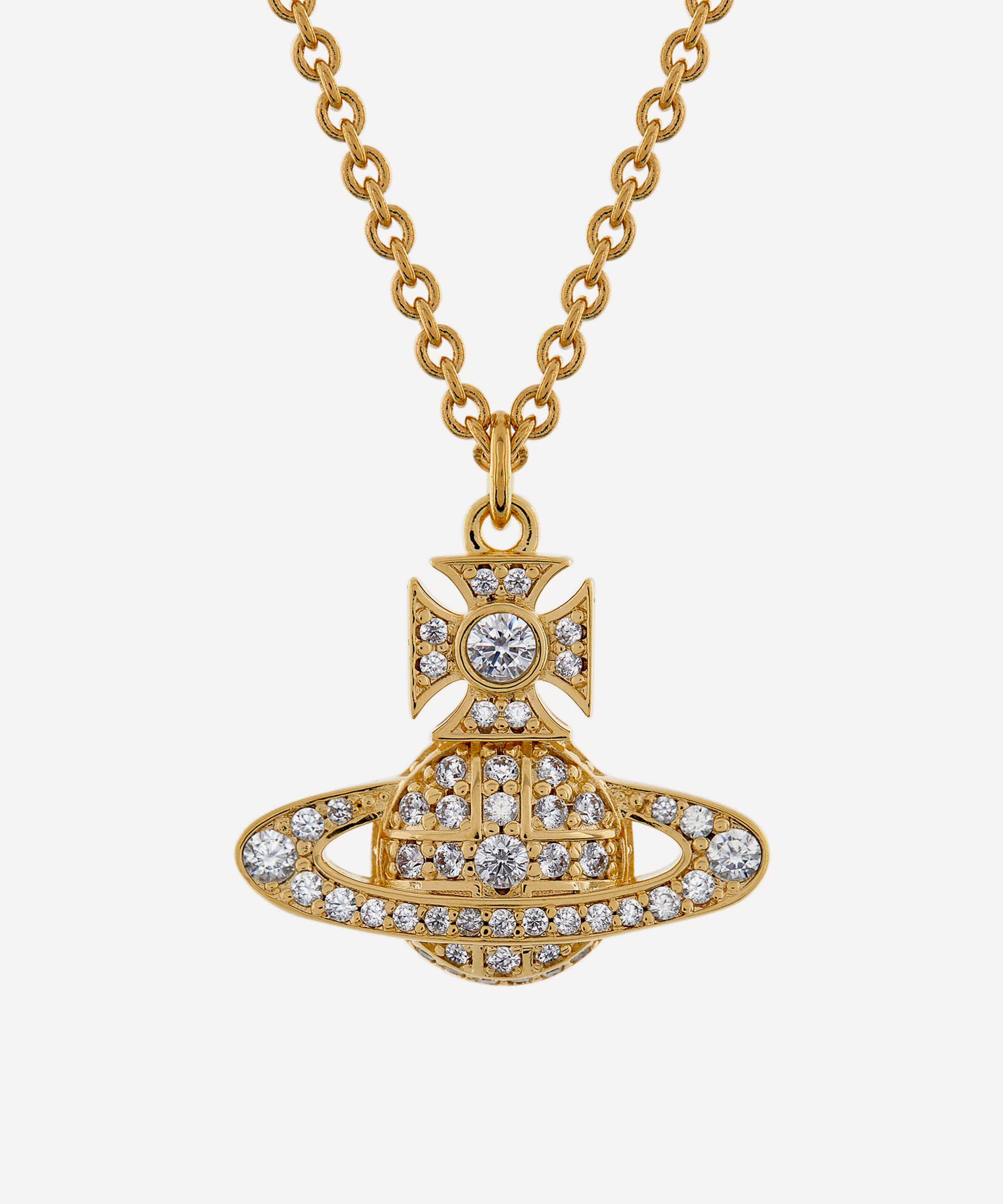 Vivienne Westwood - Gold-Tone Carmela Bas Relief Pendant Necklace image number 0