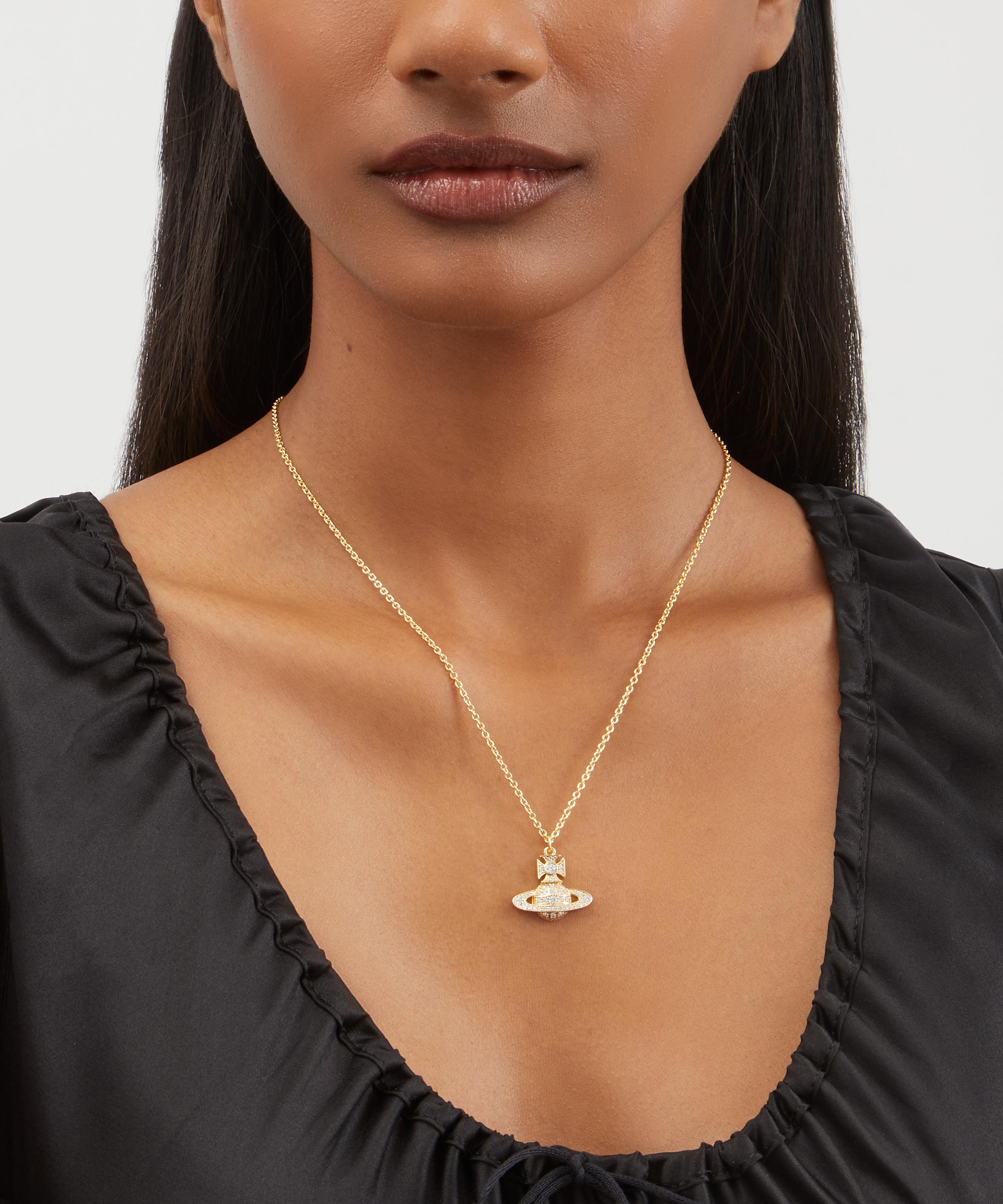 Vivienne Westwood - Gold-Tone Carmela Bas Relief Pendant Necklace image number 1