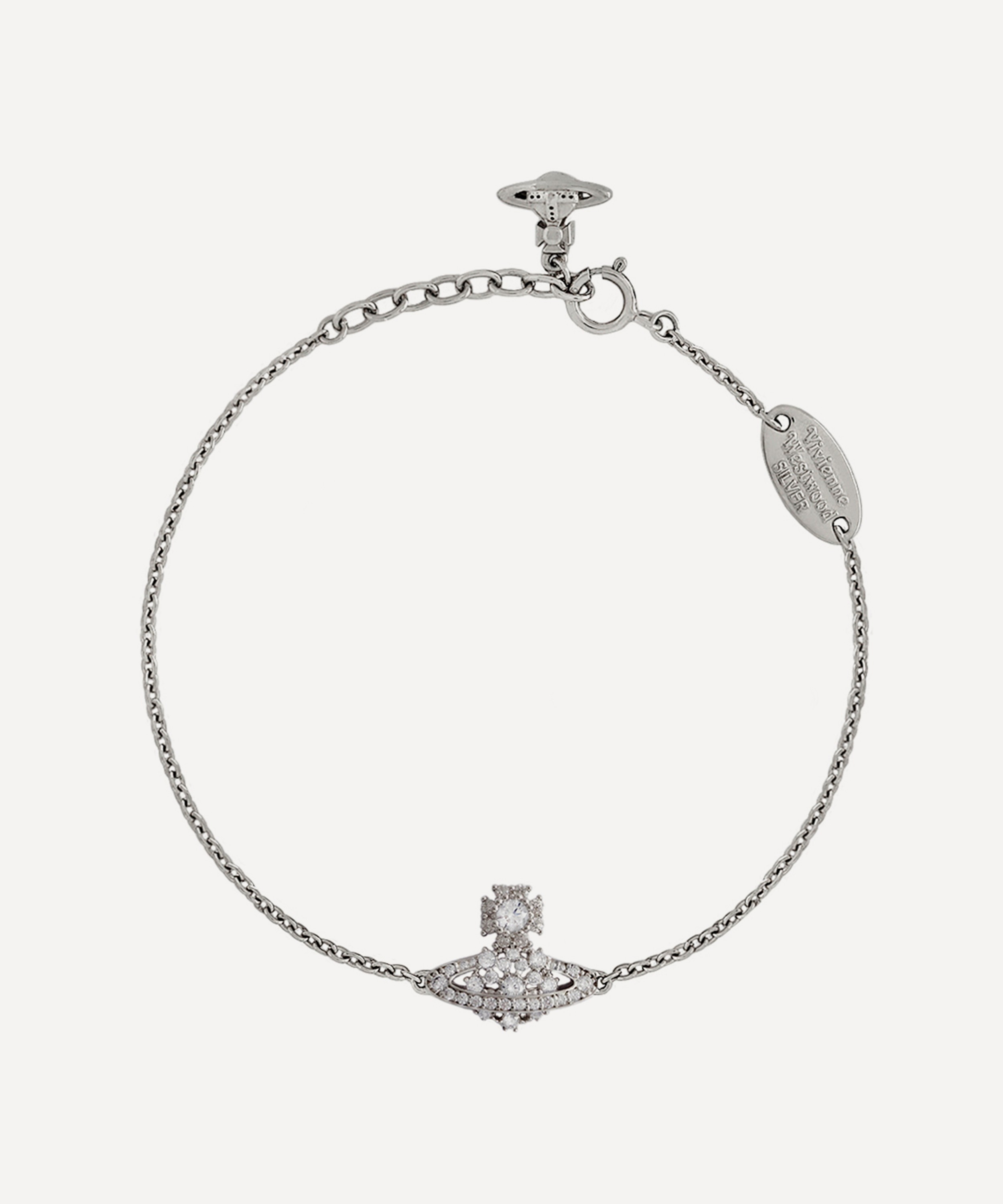 Vivienne Westwood - Platinum-Plated Narcissa Bracelet image number 0