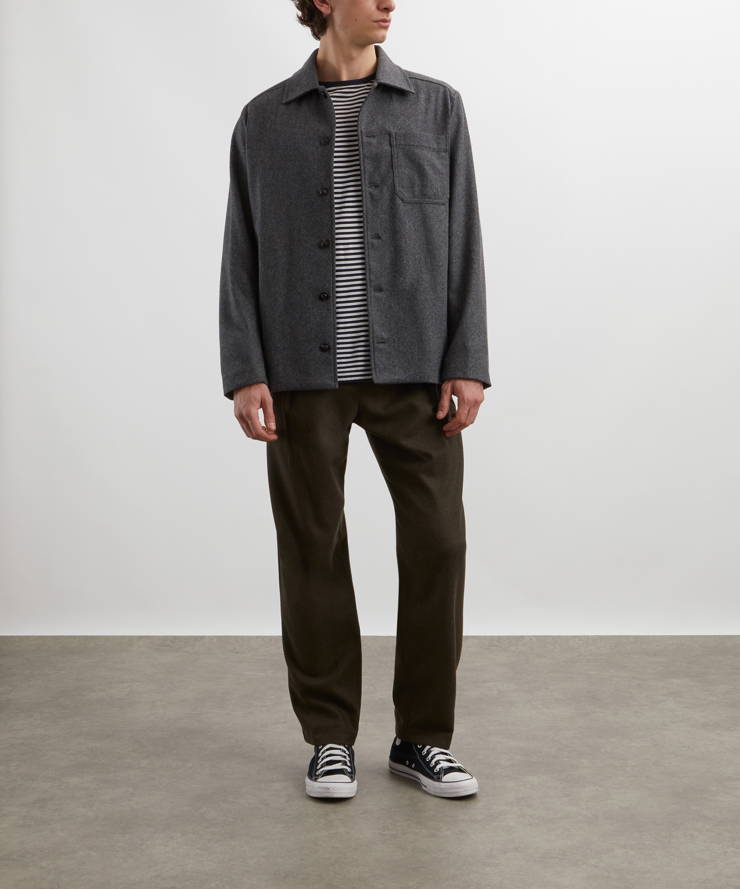 A.P.C. - Renato Wool-Blend Trousers image number 1