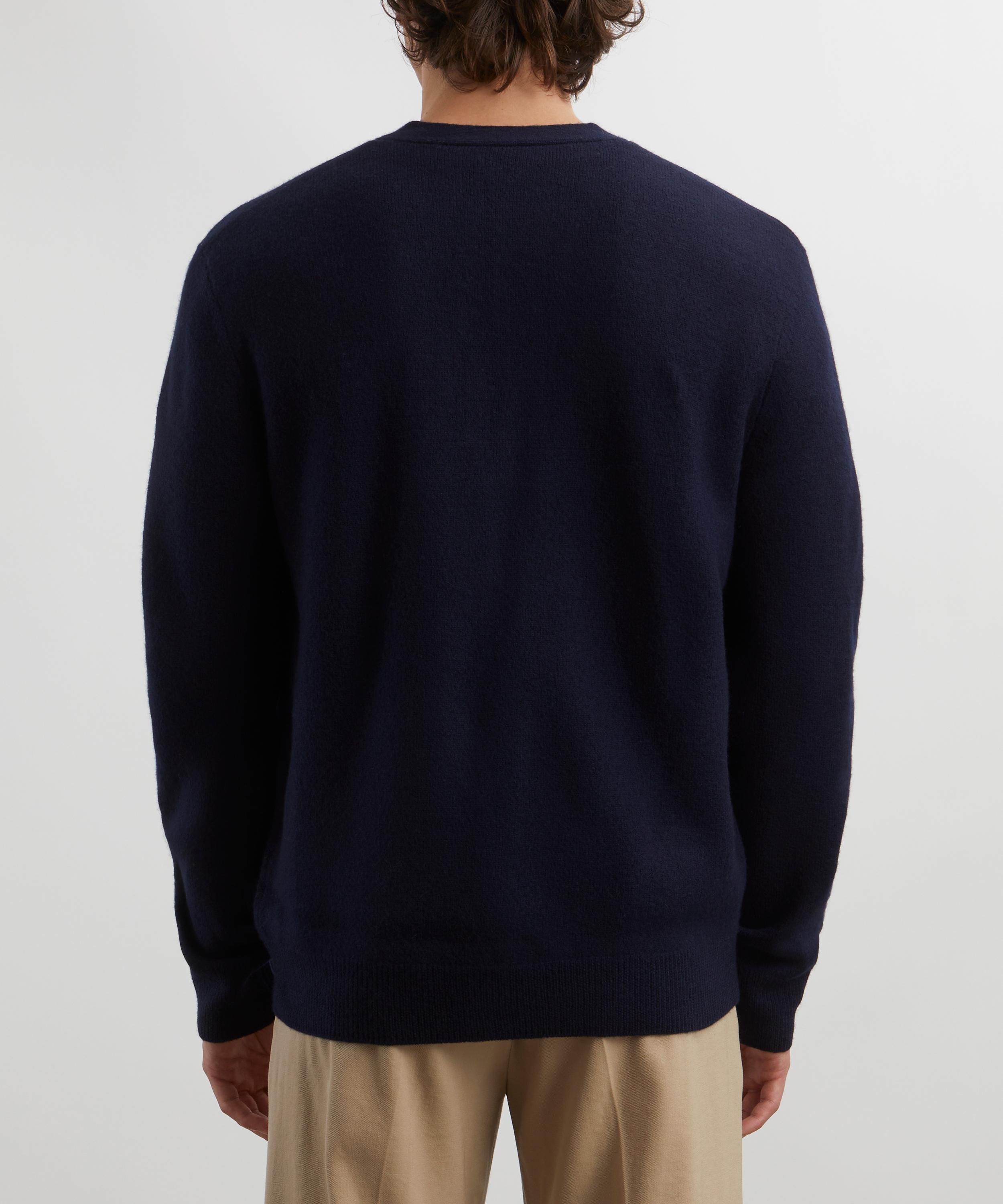 A.P.C. - Kenny Navy V-Neck Cardigan image number 3