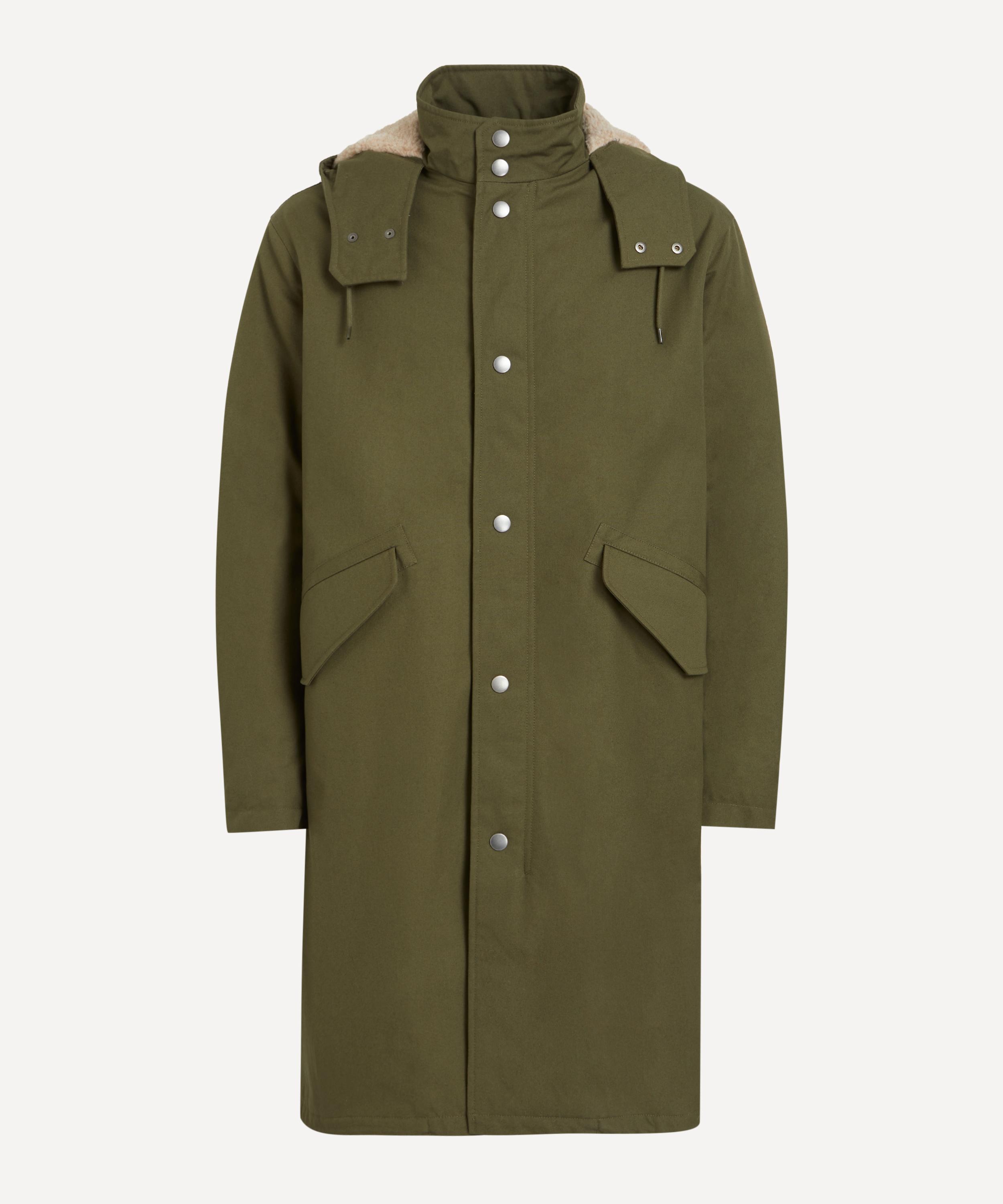 A.P.C. Men's Parka Kid - Anthracite Chine | Coggles
