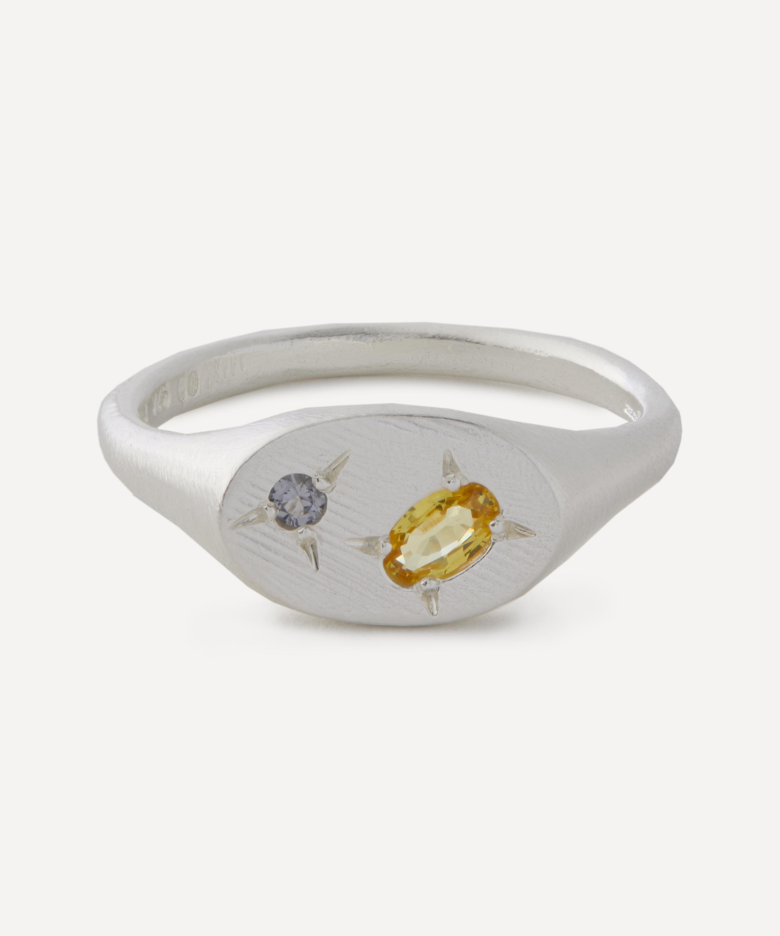 Seb Brown - Sterling Silver Ref Signet Ring image number 0