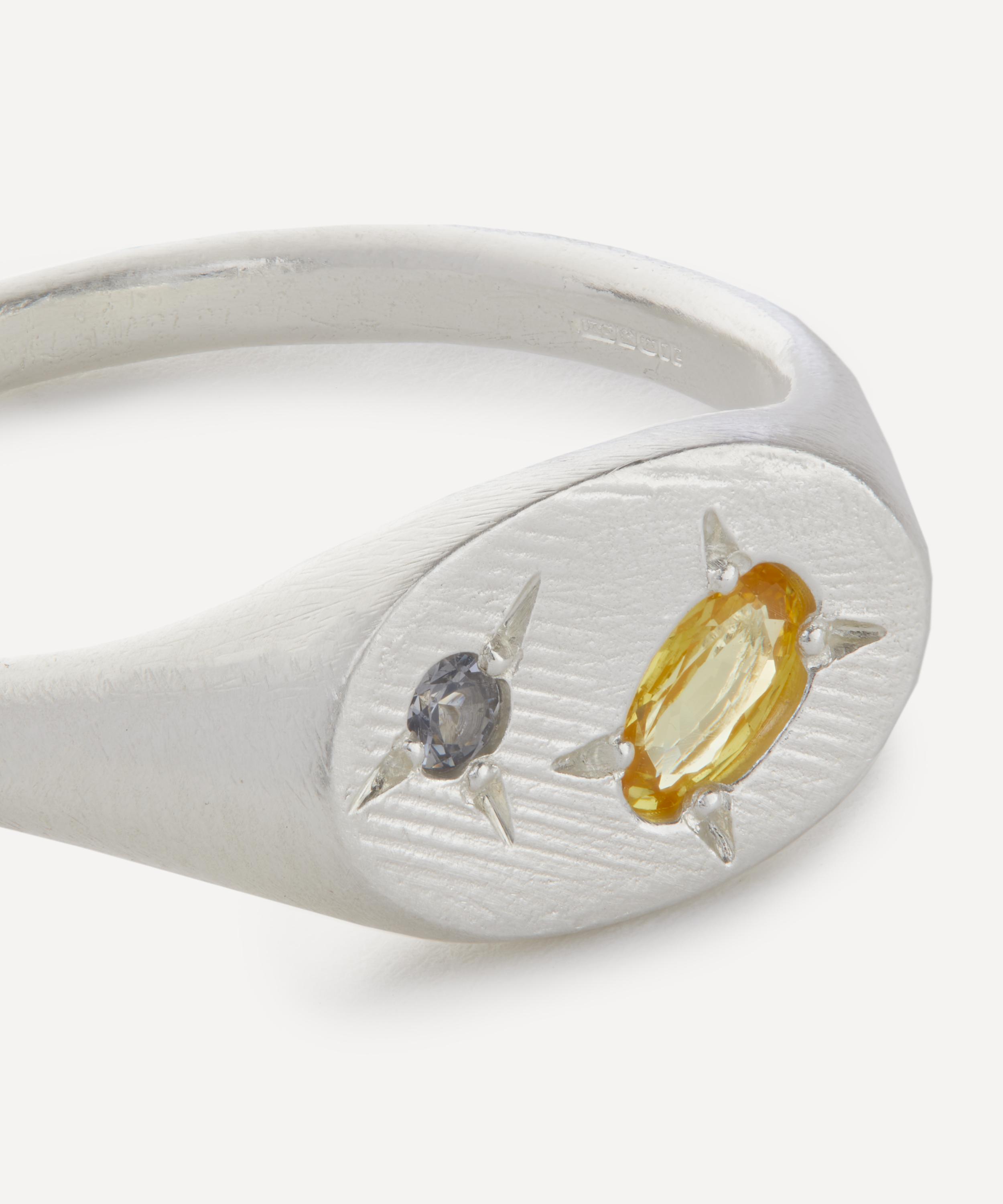 Seb Brown - Sterling Silver Ref Signet Ring image number 2