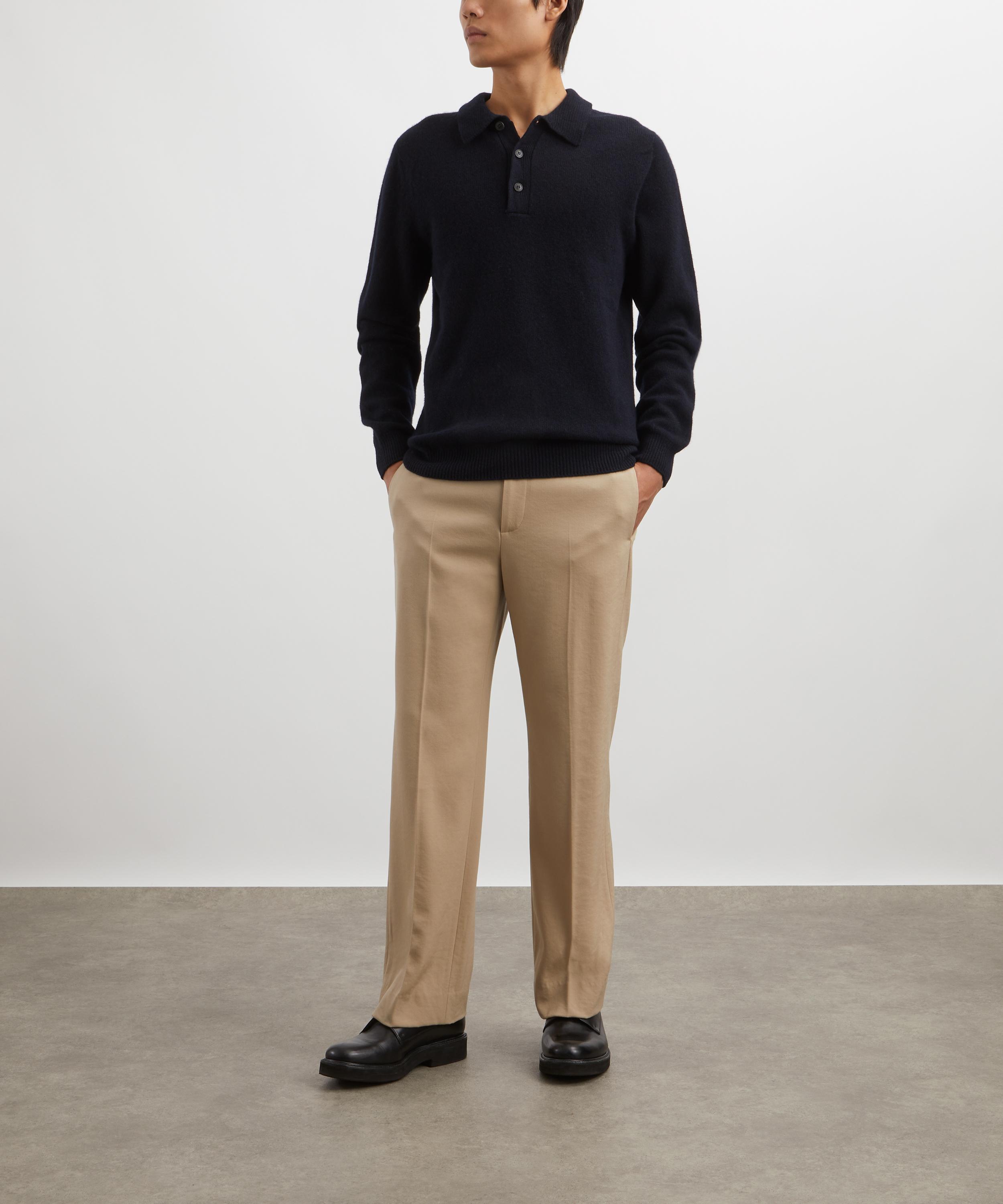 Sunspel - Lambswool Polo Shirt image number 1