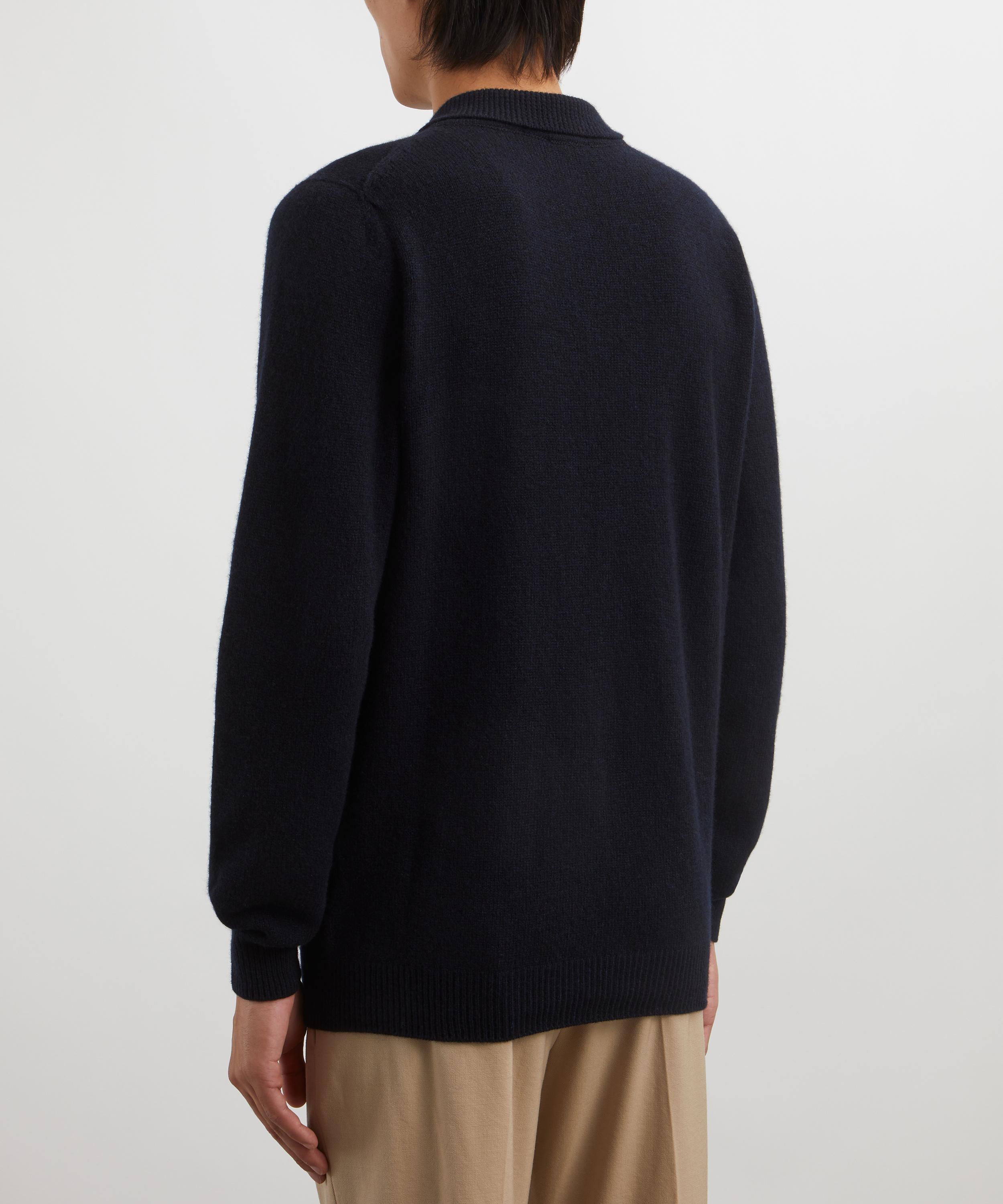 Sunspel - Lambswool Polo Shirt image number 3
