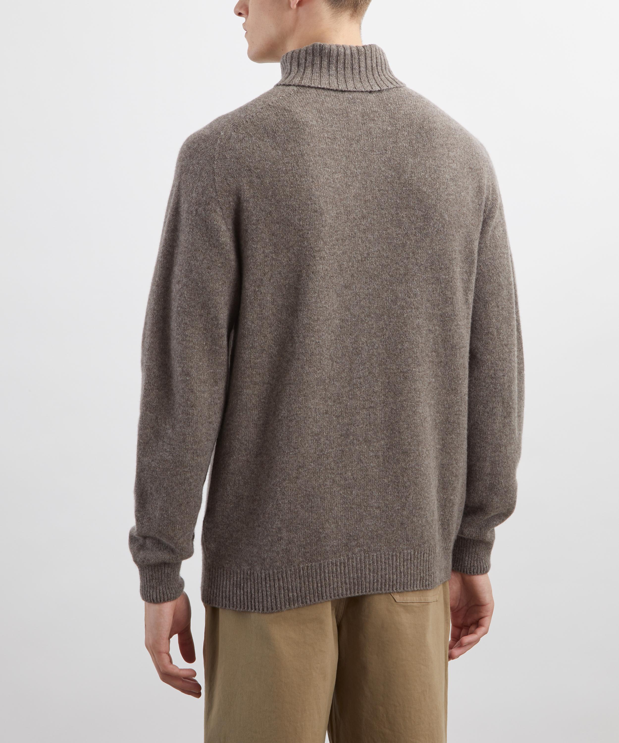 Sunspel - Lambswool Roll Neck Jumper image number 3