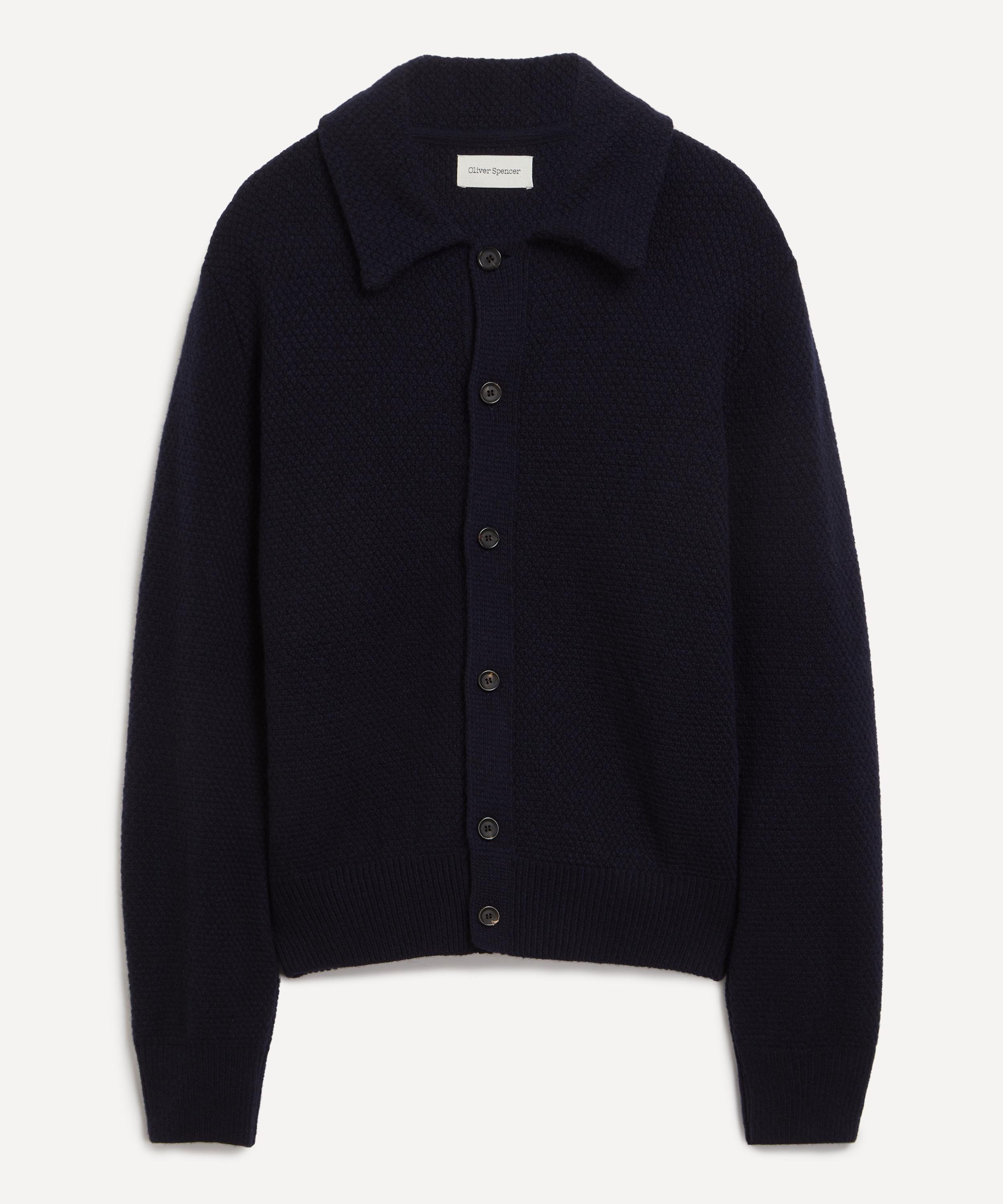Oliver Spencer - Wren Knitted Polo Shirt image number 0