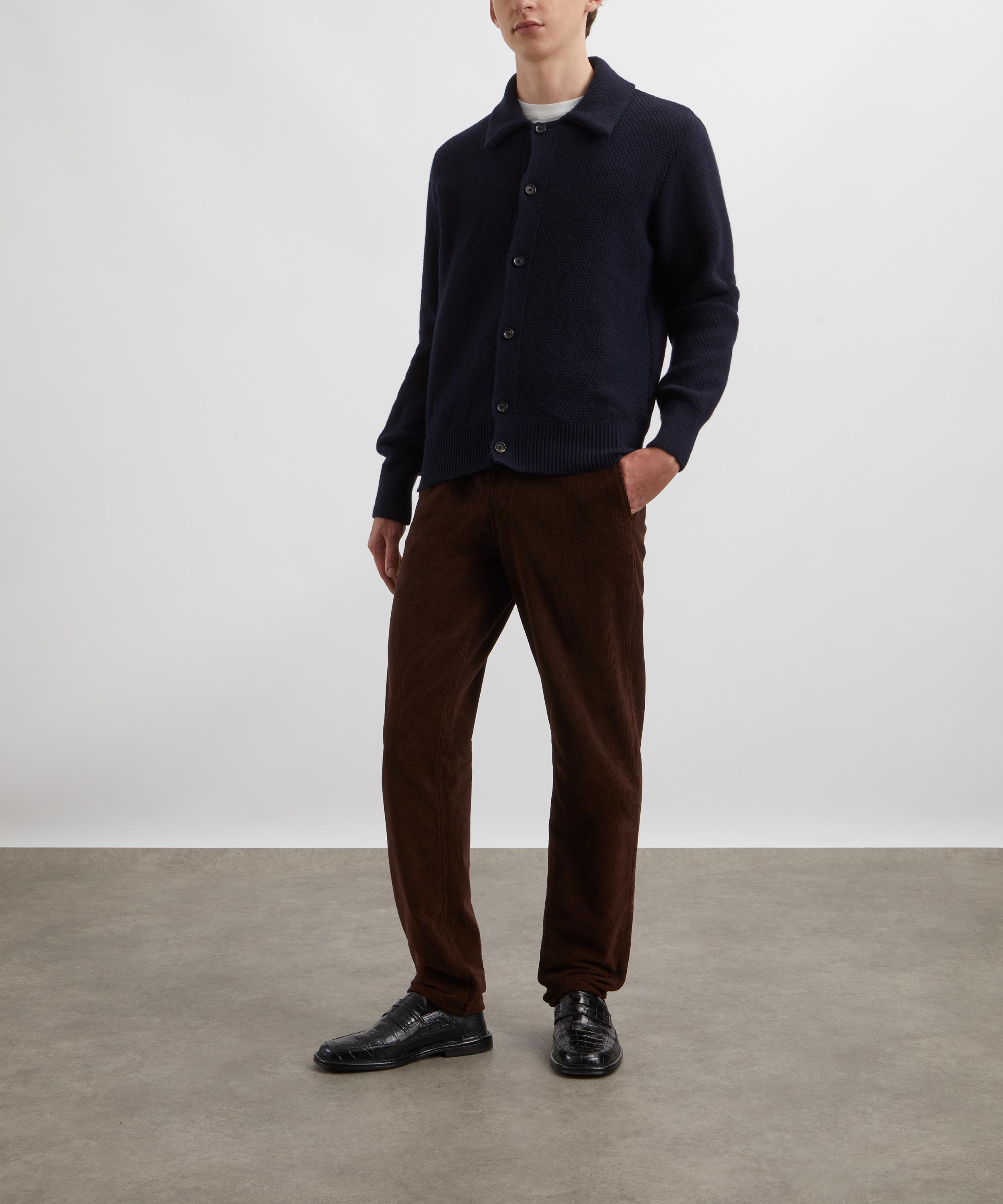 Oliver Spencer - Wren Knitted Polo Shirt image number 1