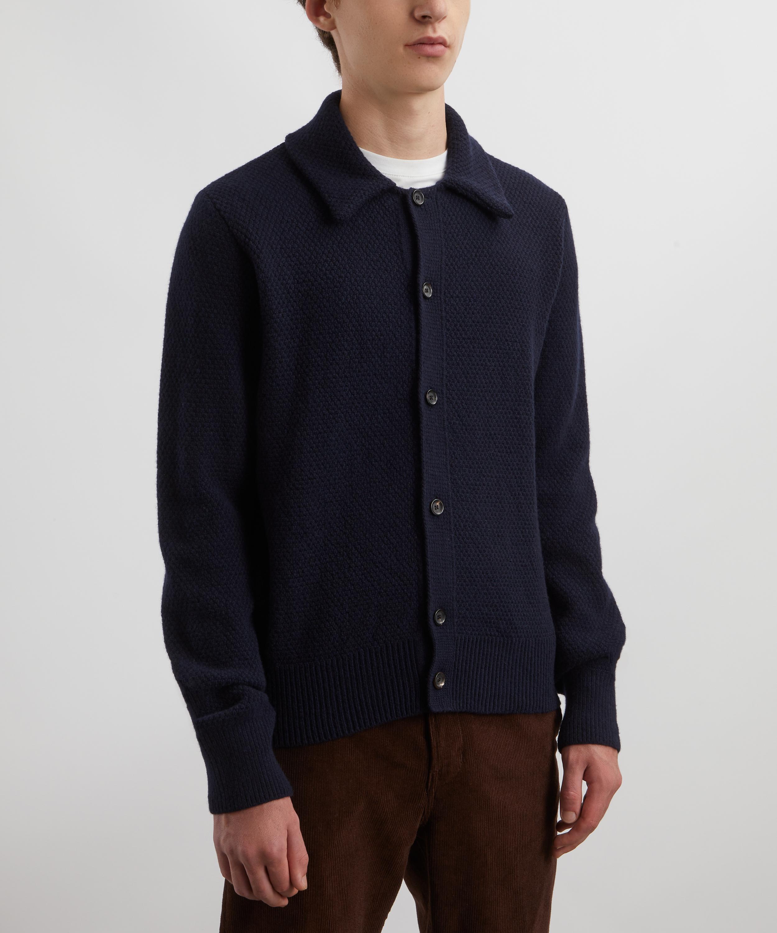 Oliver Spencer - Wren Knitted Polo Shirt image number 2