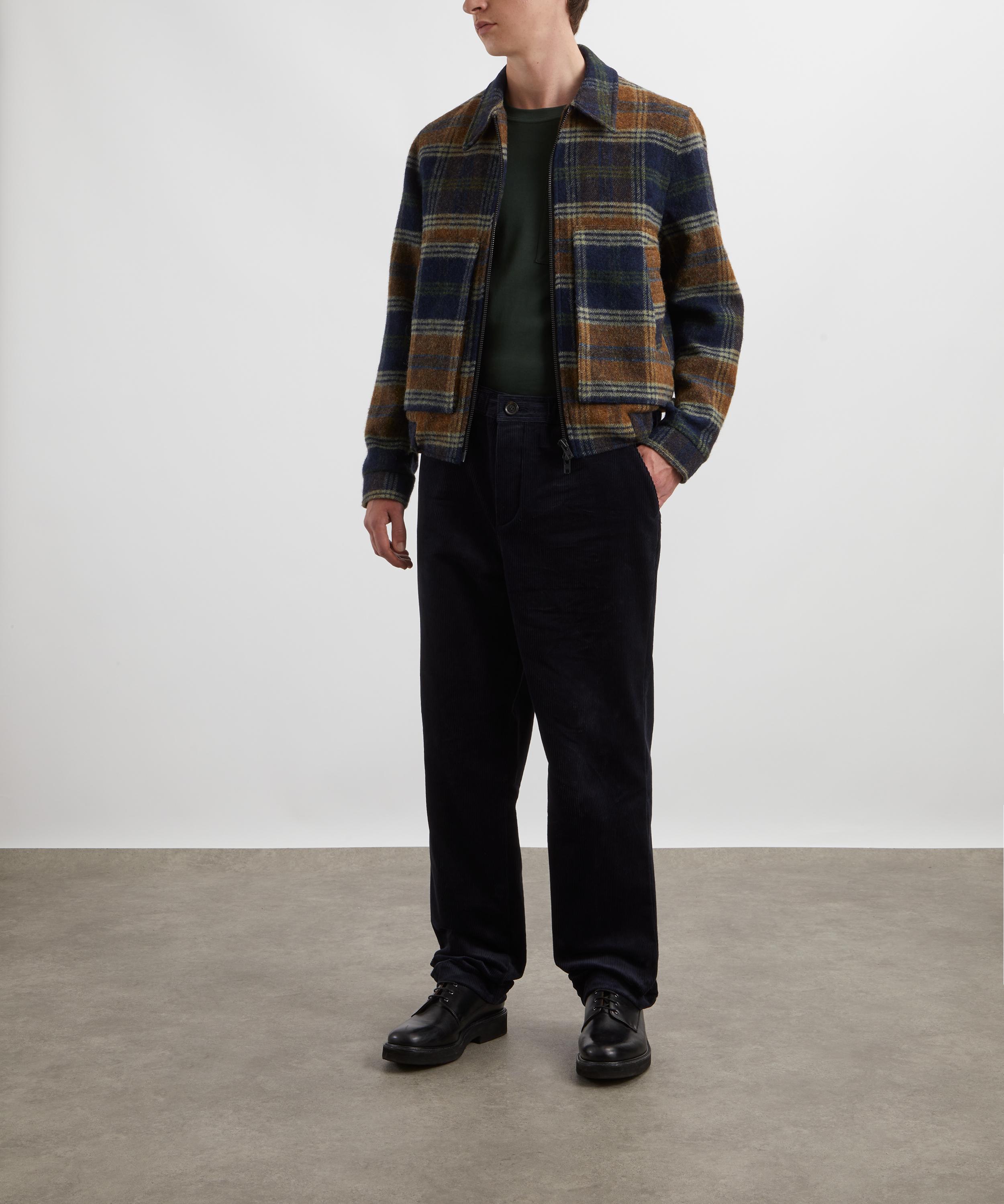 Oliver Spencer - Arlington Checked Bomber Jacket image number 1