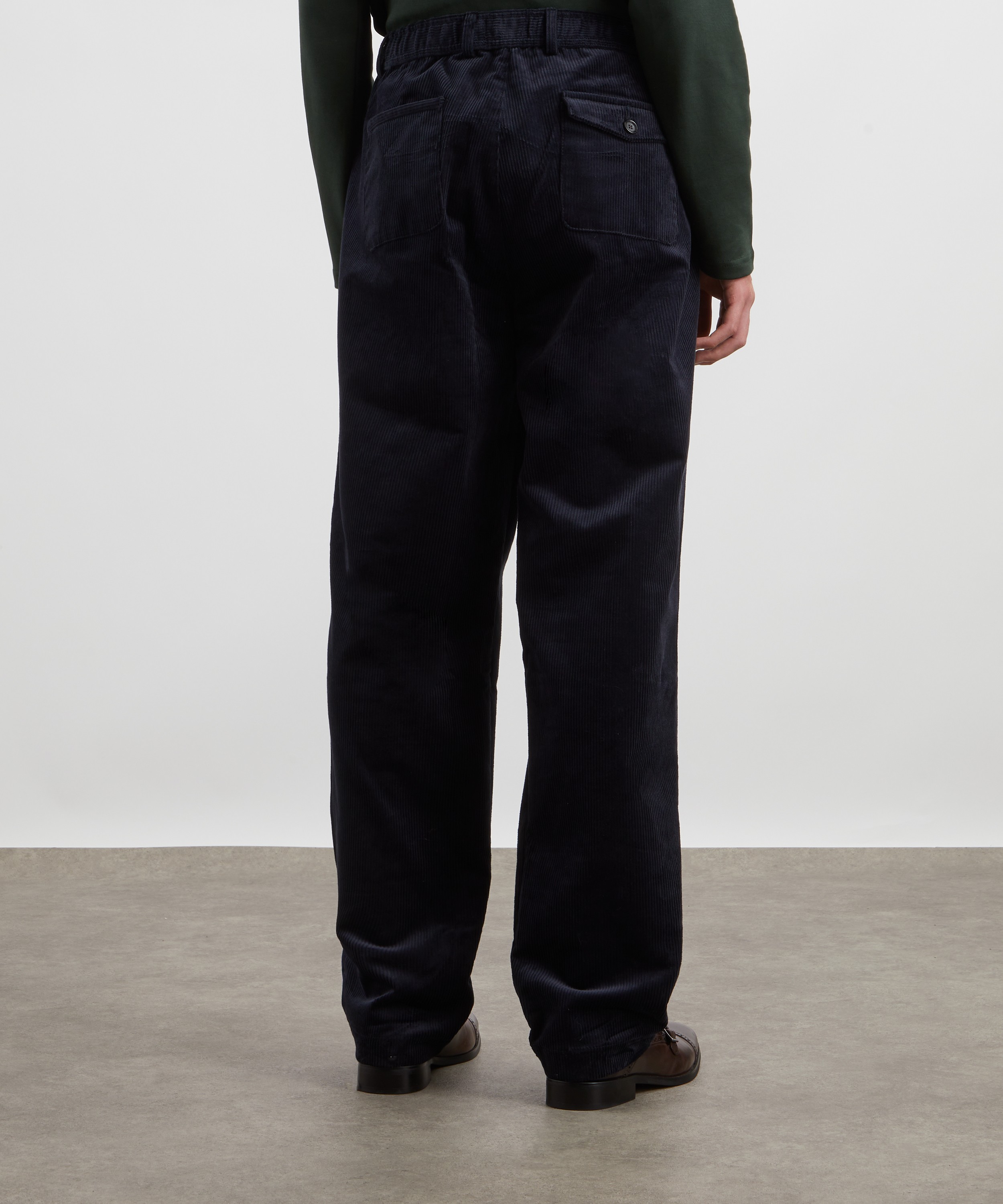 Oliver Spencer - Drawstring Corduroy Trousers image number 3