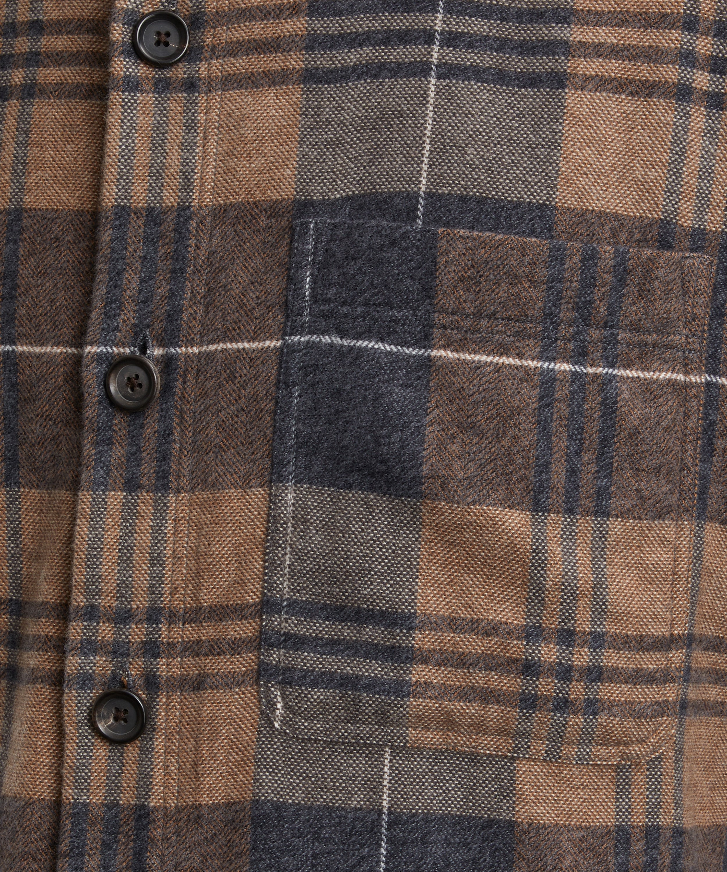 Oliver Spencer - Treviscoe Checked Overshirt image number 4