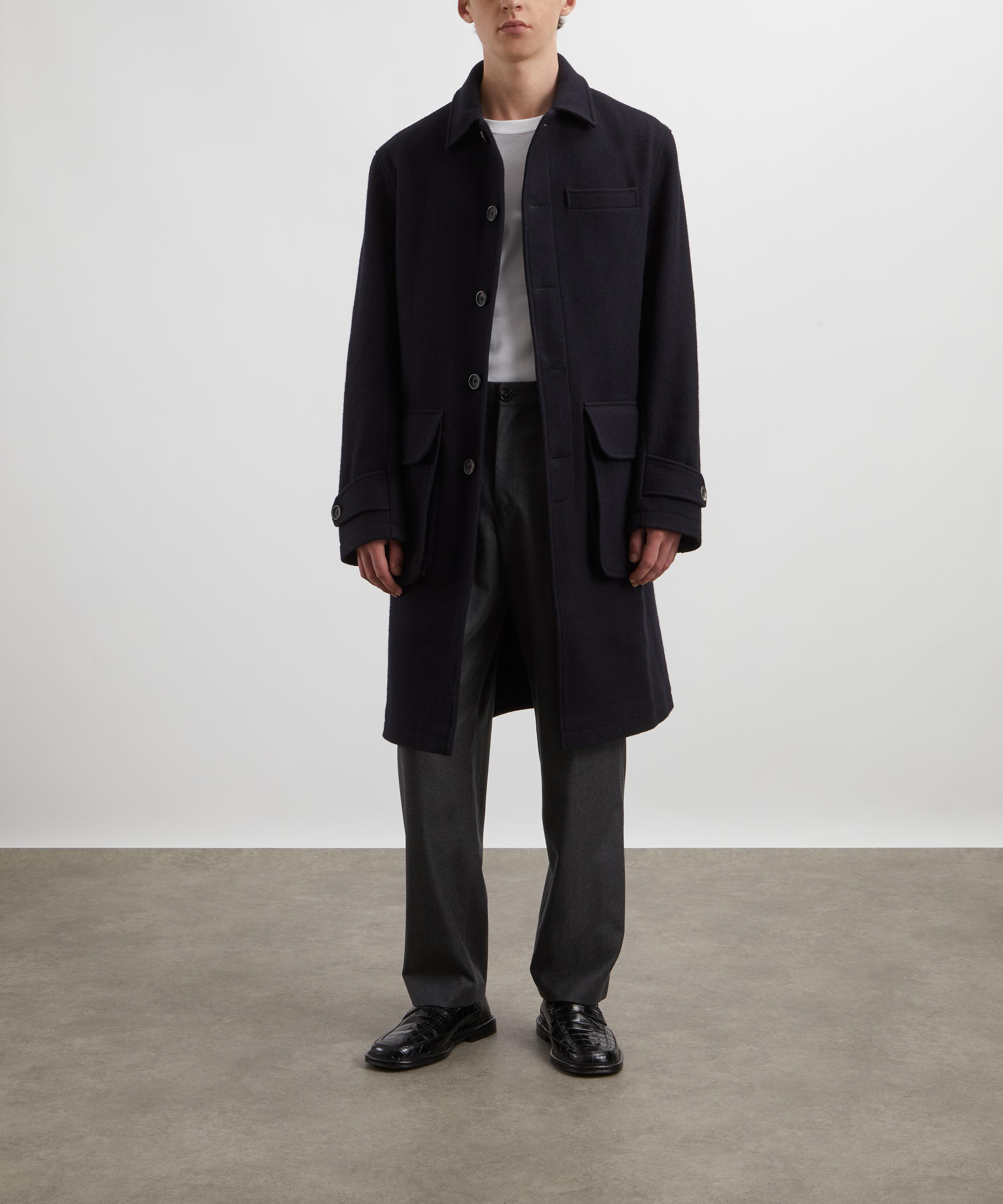 Oliver Spencer - Grandpa Wool Coat image number 1