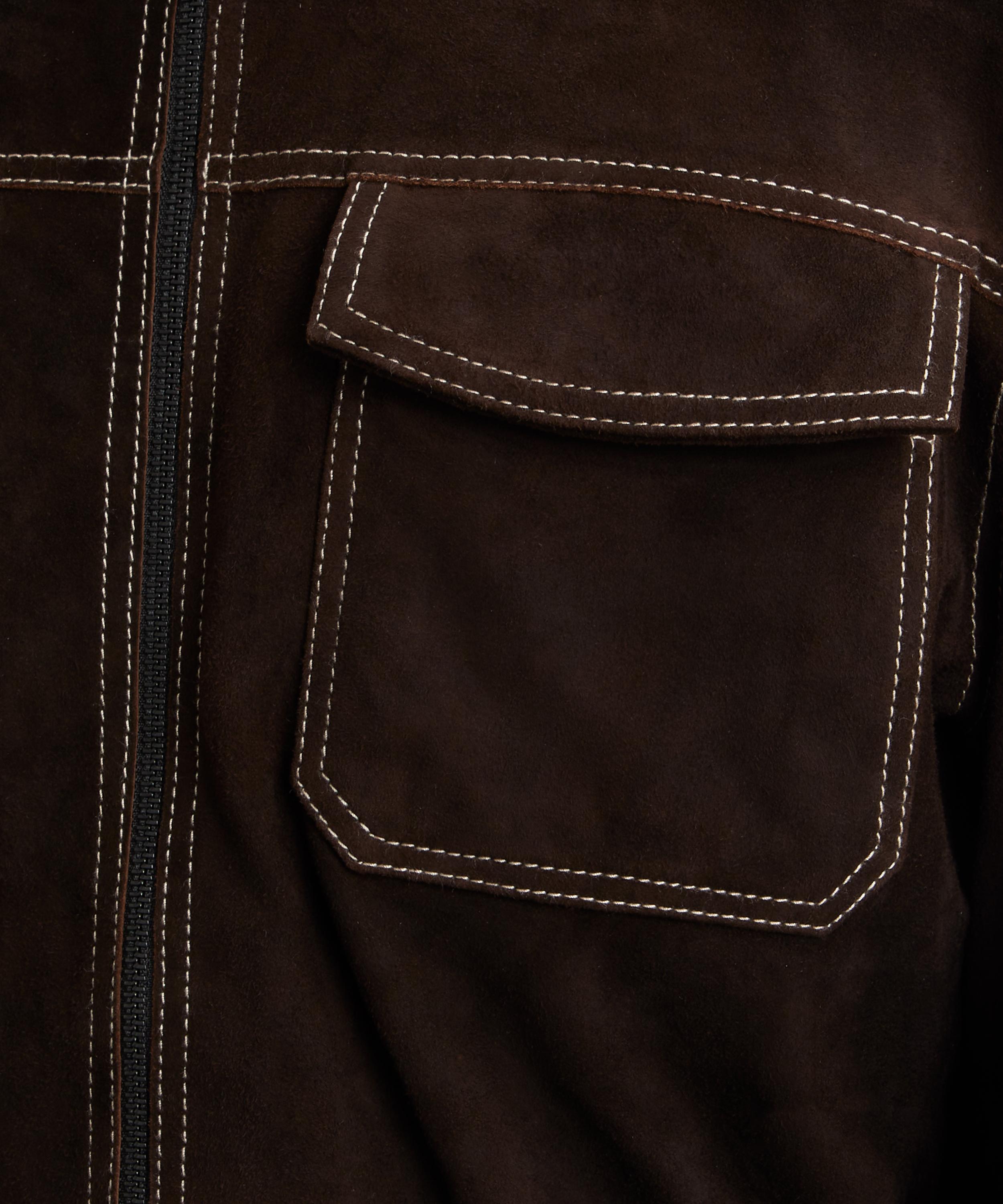 Oliver Spencer - Hardwick Suede Jacket image number 4