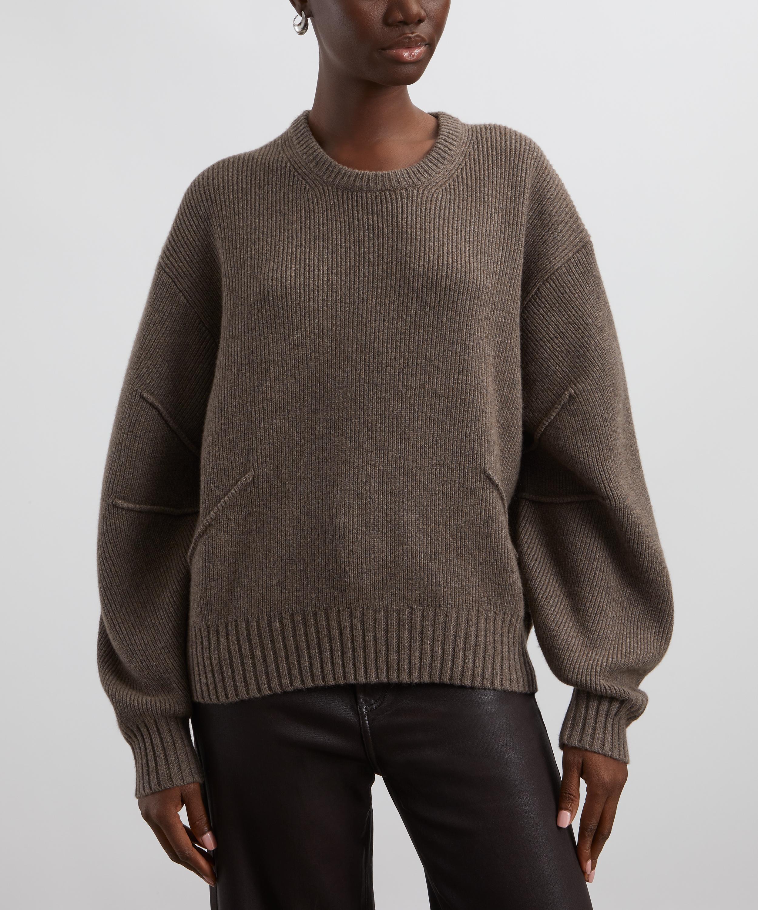 Helmut Lang - Apex Wool-Cashmere Crew-Neck Jumper image number 2