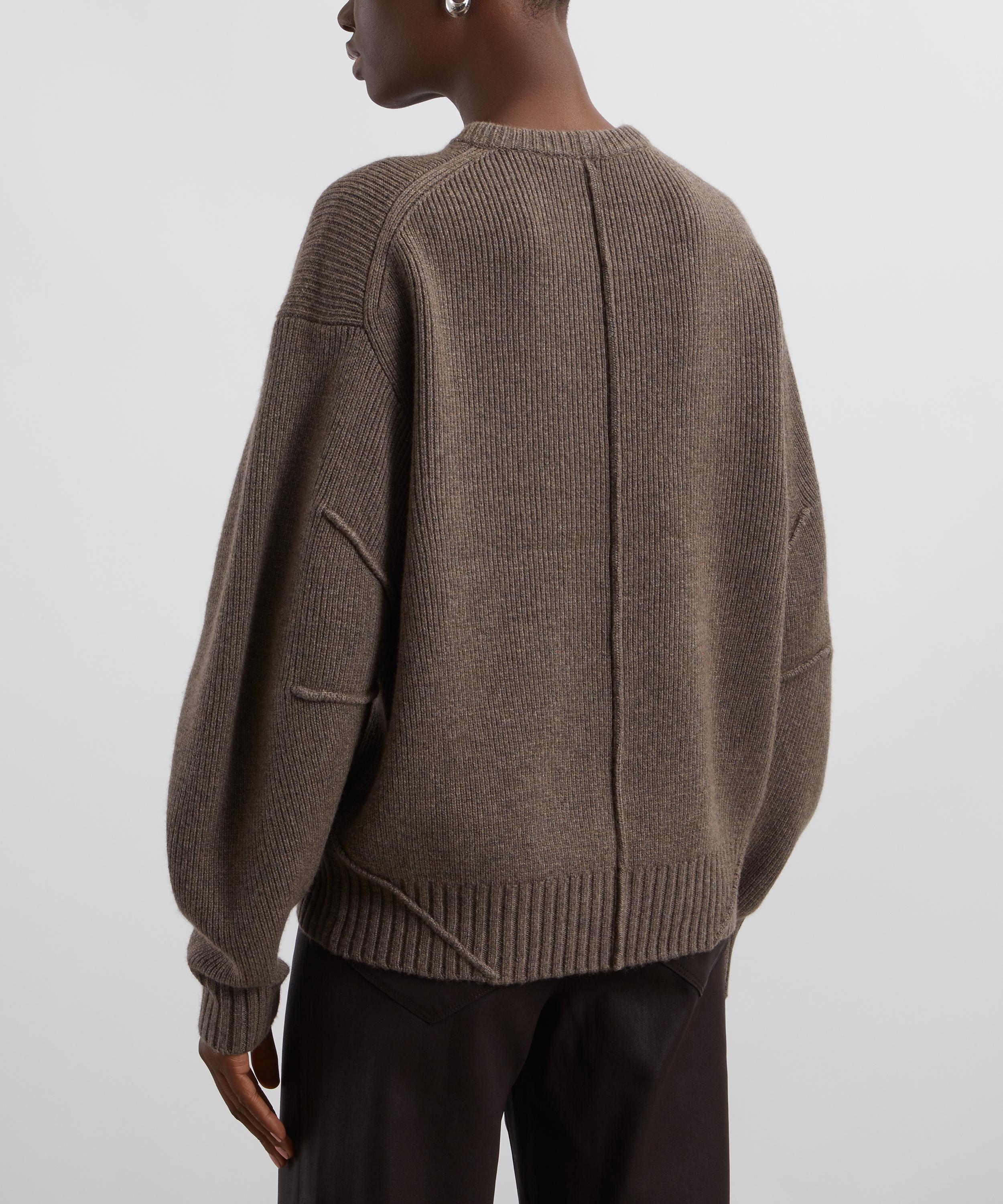 Helmut Lang - Apex Wool-Cashmere Crew-Neck Jumper image number 3