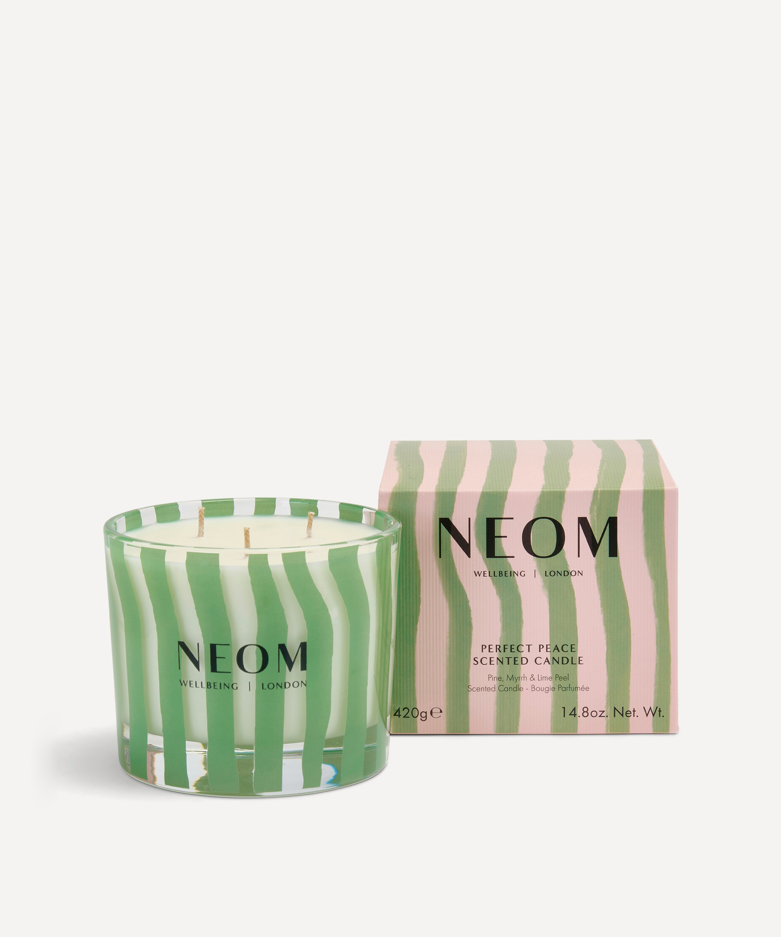 NEOM Organics - Perfect Peace Three Wick Scented Candle 420g image number 2