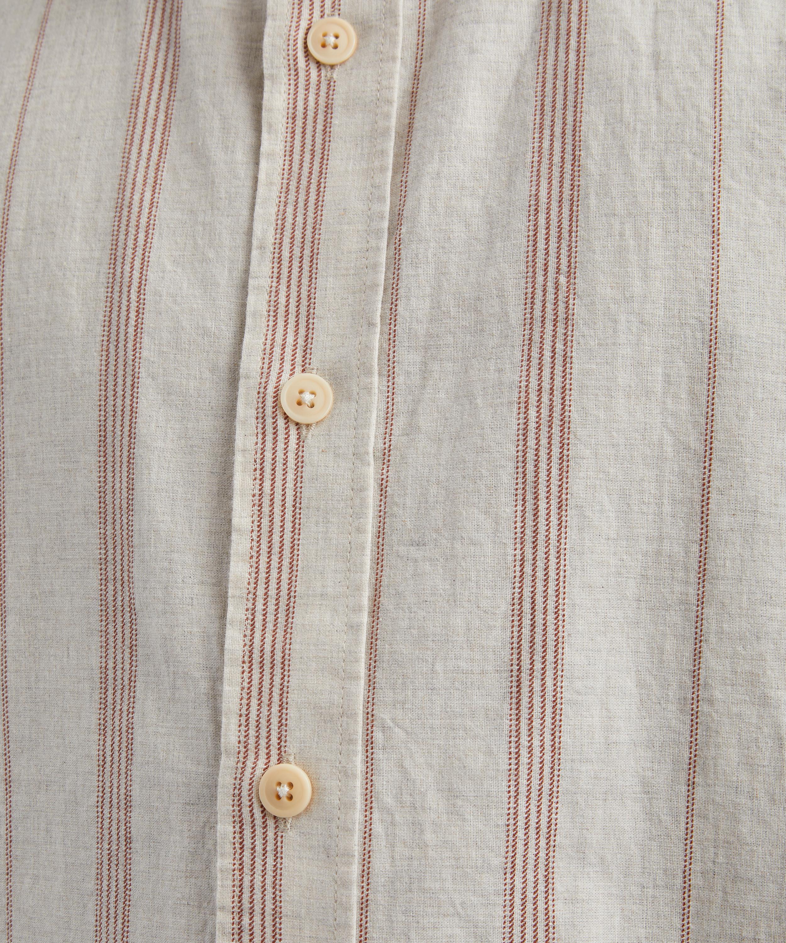 Oliver Spencer - Atlanta Long-Sleeve Striped Cotton Shirt image number 4