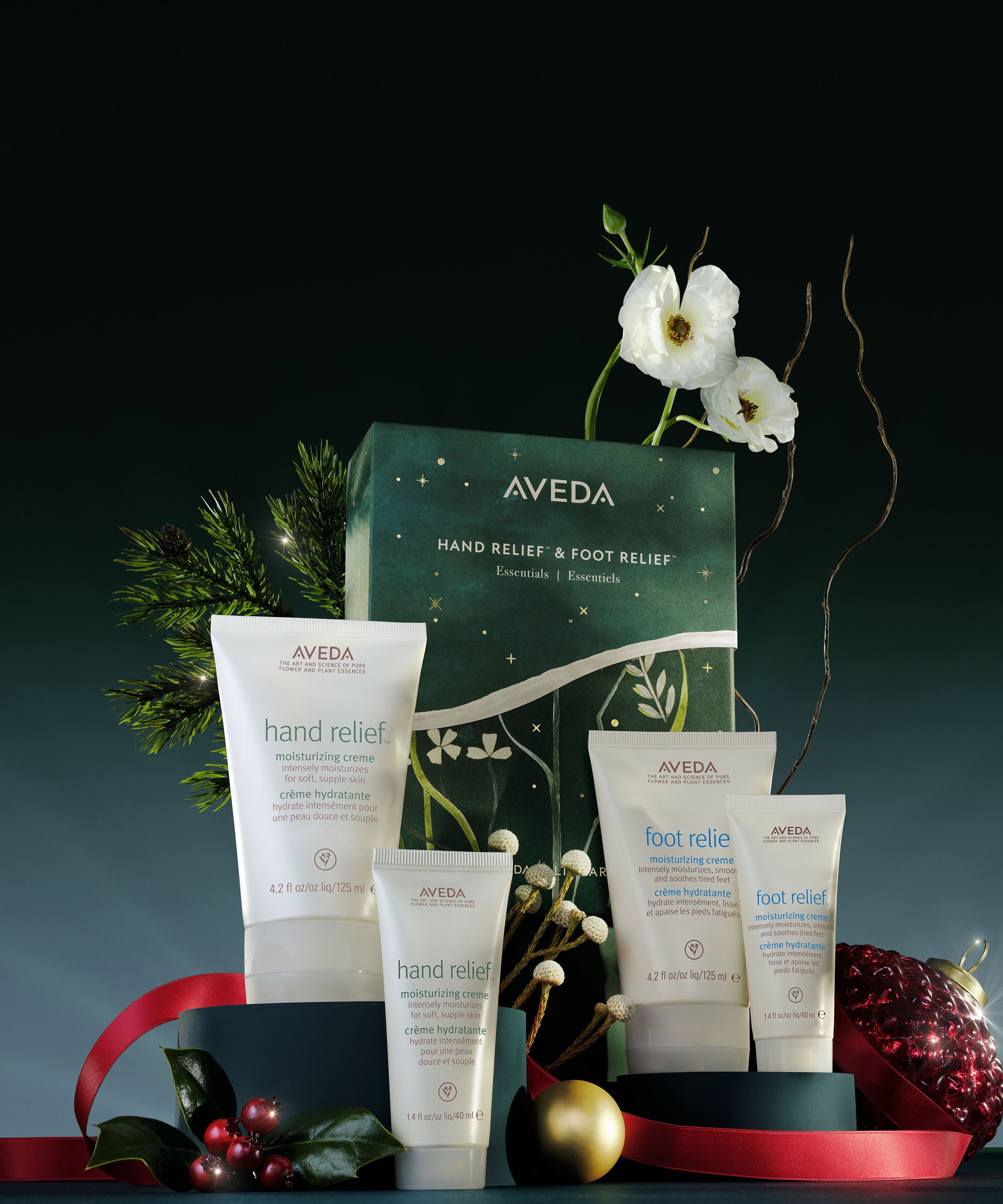 Aveda - Hand Relief and Foot Relief Home and Travel Essentials Gift Set image number 1