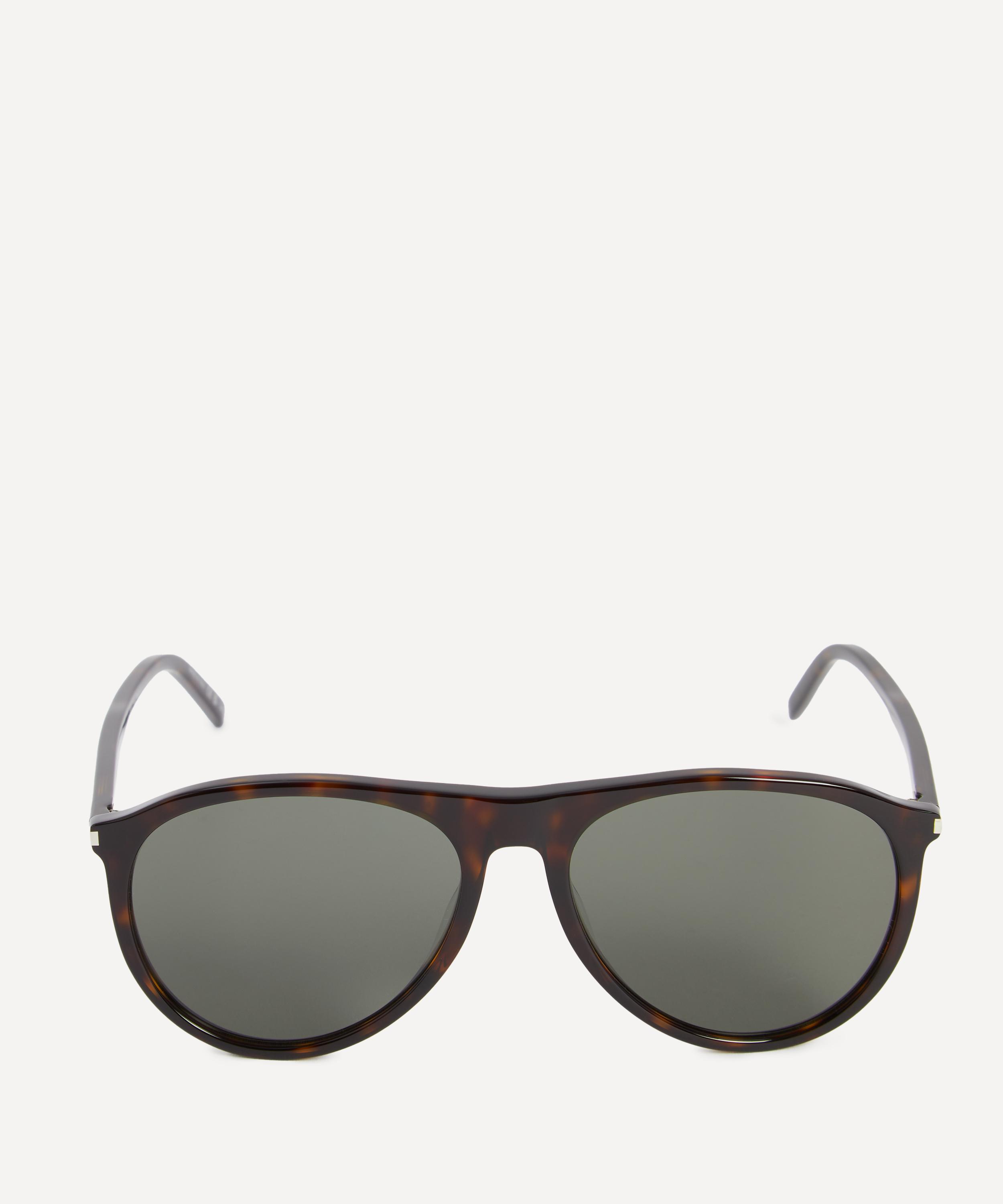 Saint Laurent - Oval Tortoiseshell Sunglasses image number 0