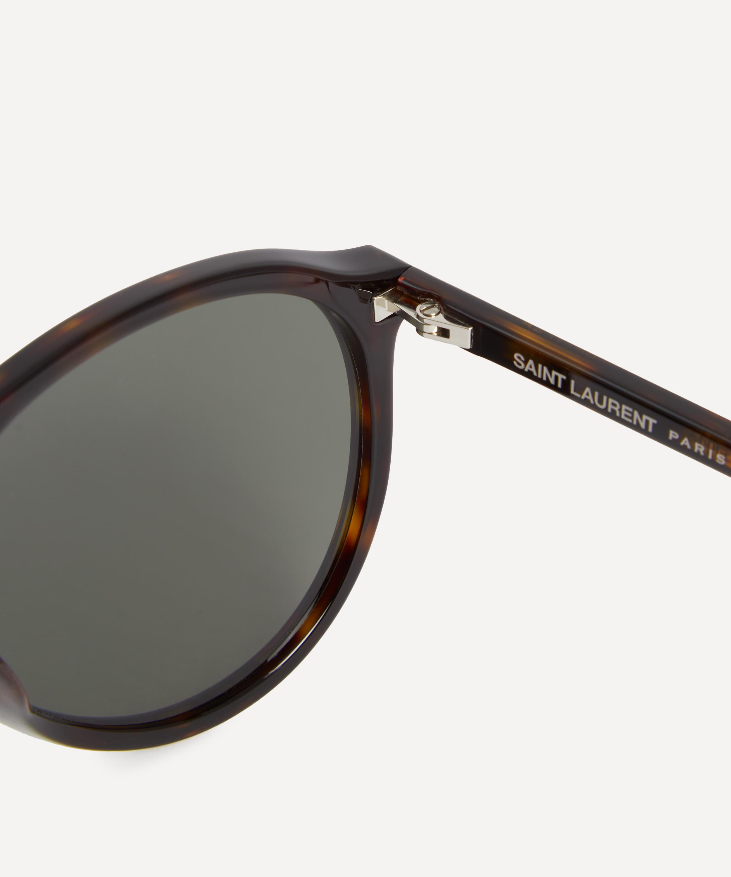 Saint Laurent - Oval Tortoiseshell Sunglasses image number 2