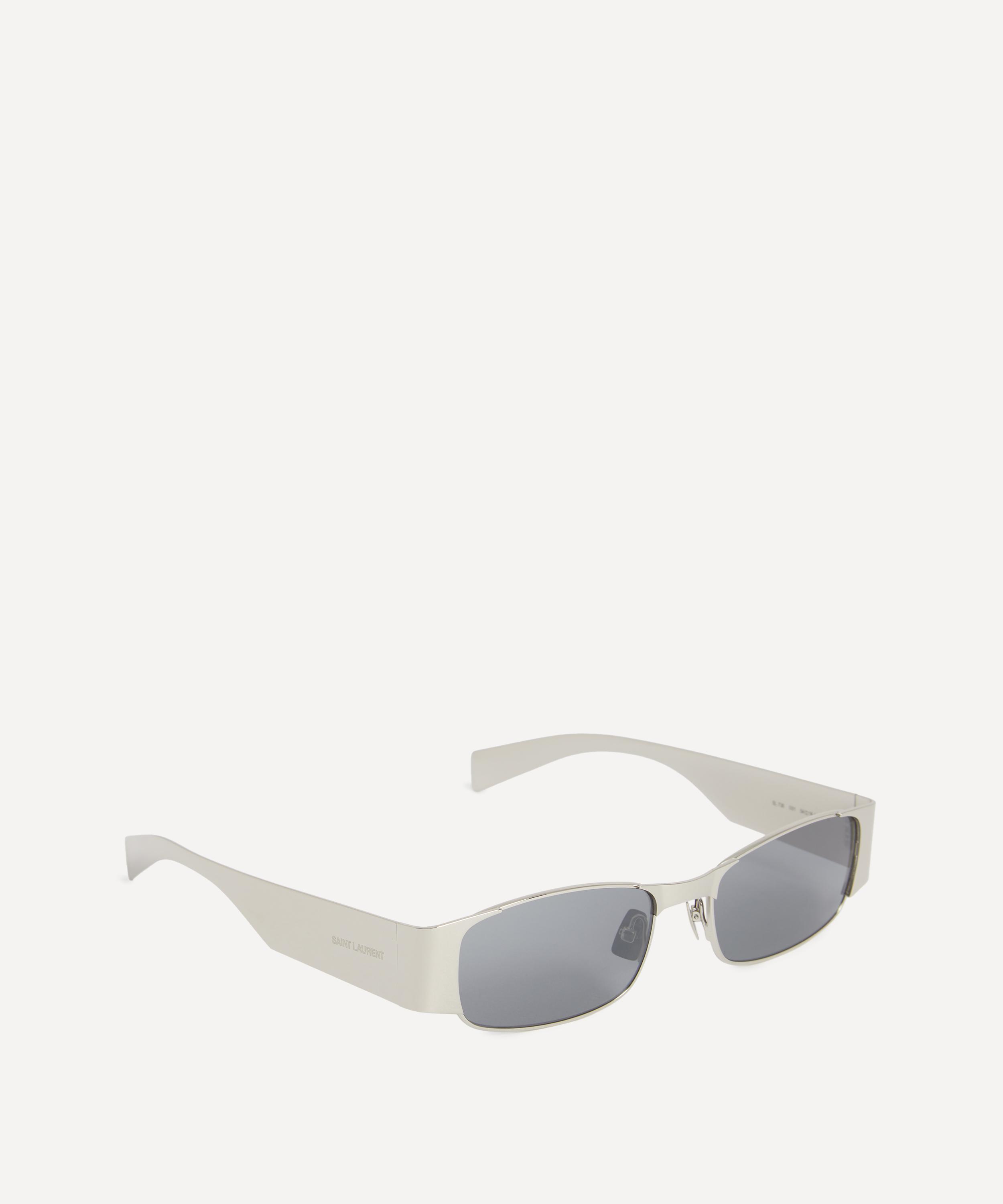 Saint Laurent - Metal Rectangle Sunglasses image number 1