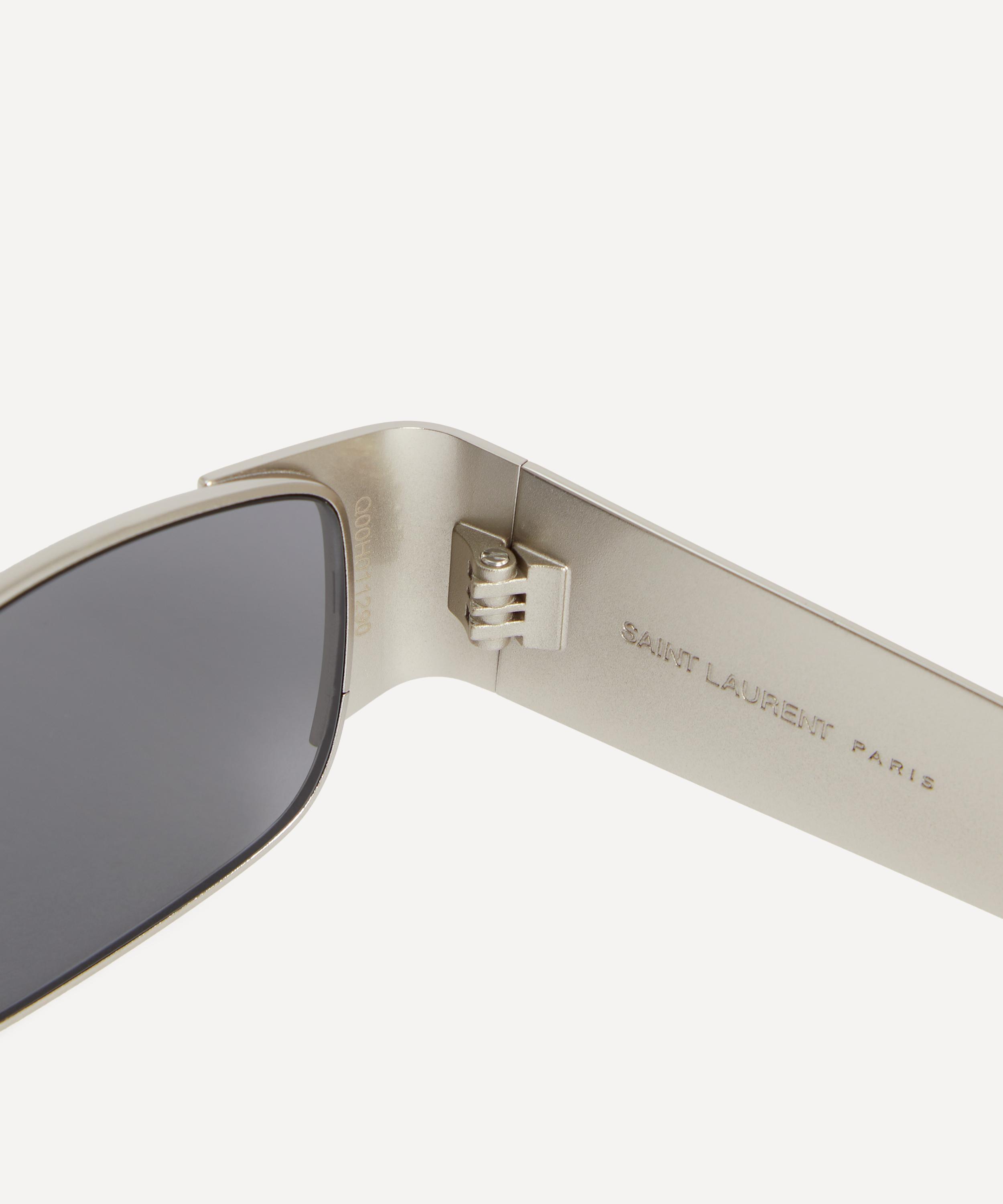 Saint Laurent - Metal Rectangle Sunglasses image number 2