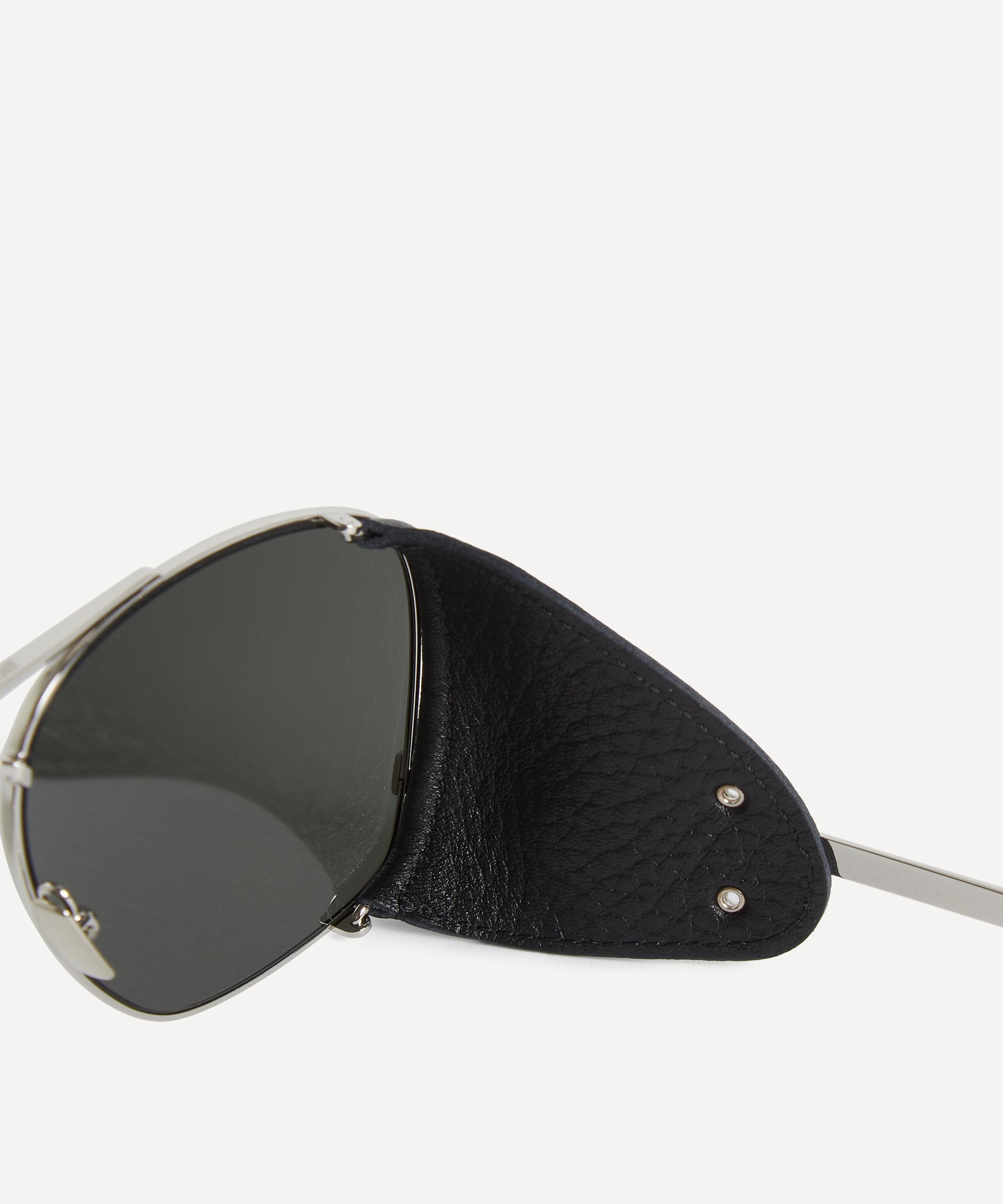 Saint Laurent - Leon Leather Spoiler Sunglasses image number 2