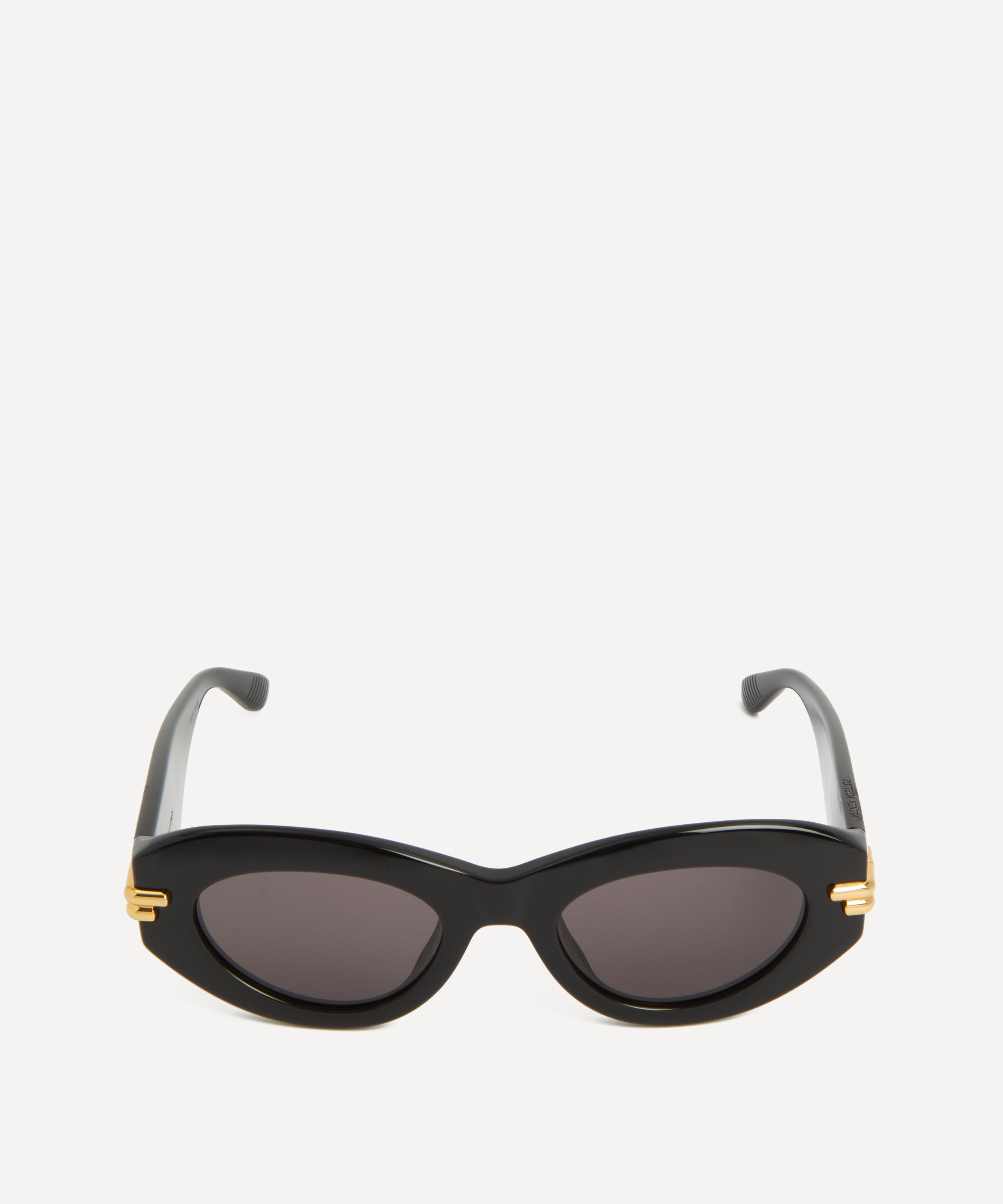 Bottega Veneta - Oval Hinge Logo Cat-Eye Sunglasses image number 0