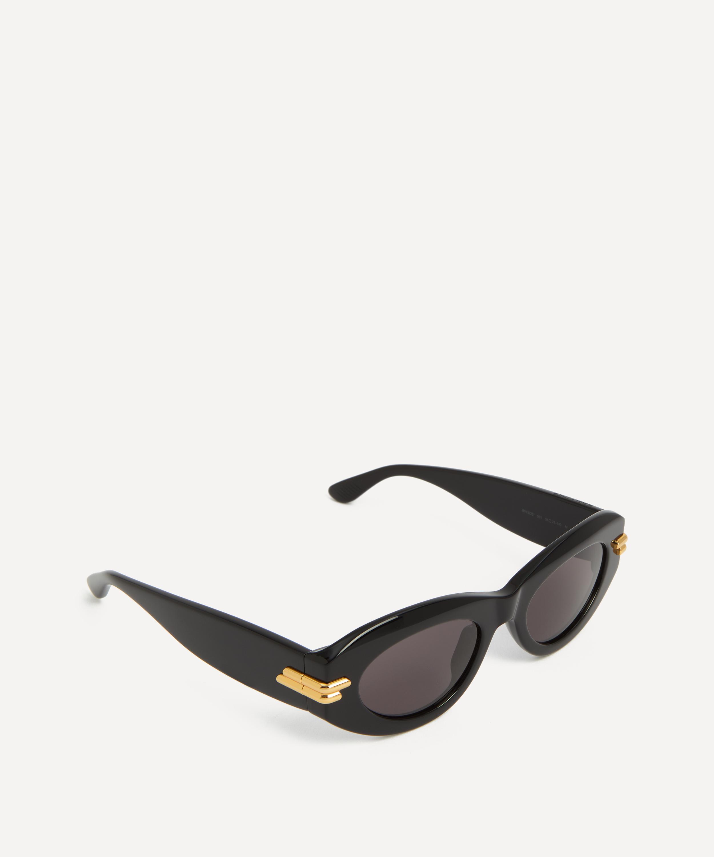 Bottega Veneta - Oval Hinge Logo Cat-Eye Sunglasses image number 1